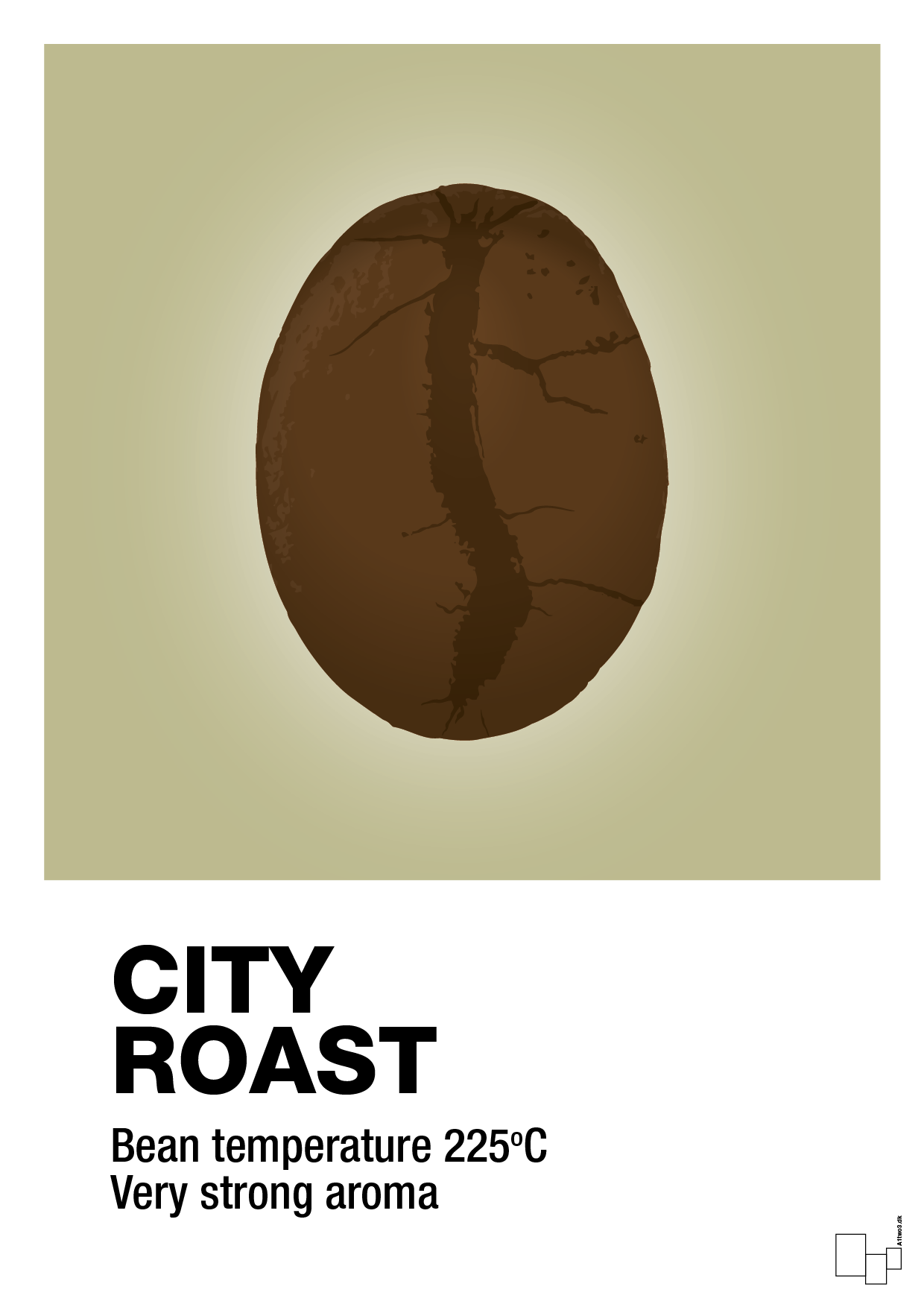 city roast - Plakat med Mad & Drikke i Back to Nature