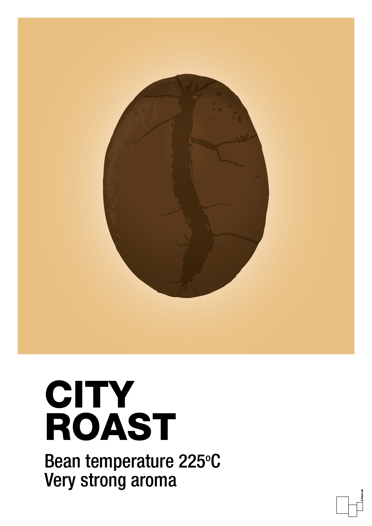 city roast - Plakat med Mad & Drikke i Charismatic