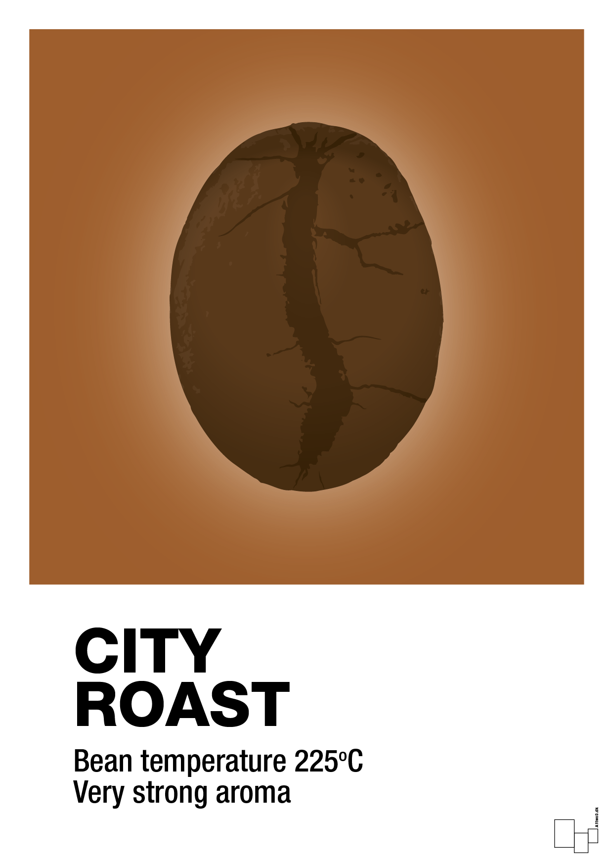 city roast - Plakat med Mad & Drikke i Cognac
