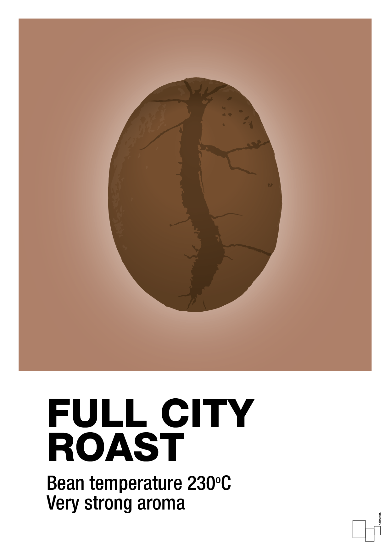 full city roast - Plakat med Mad & Drikke i Cider Spice