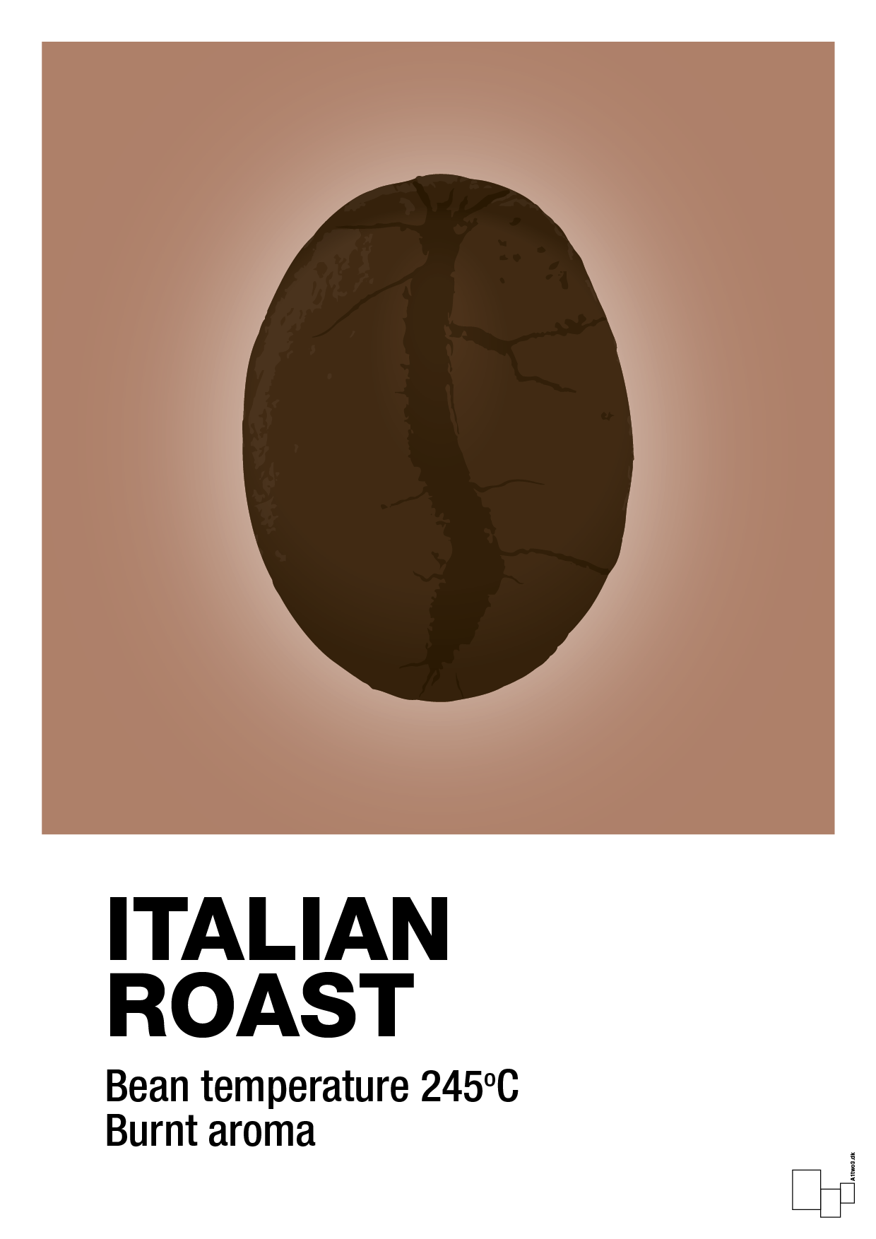 italian roast - Plakat med Mad & Drikke i Cider Spice