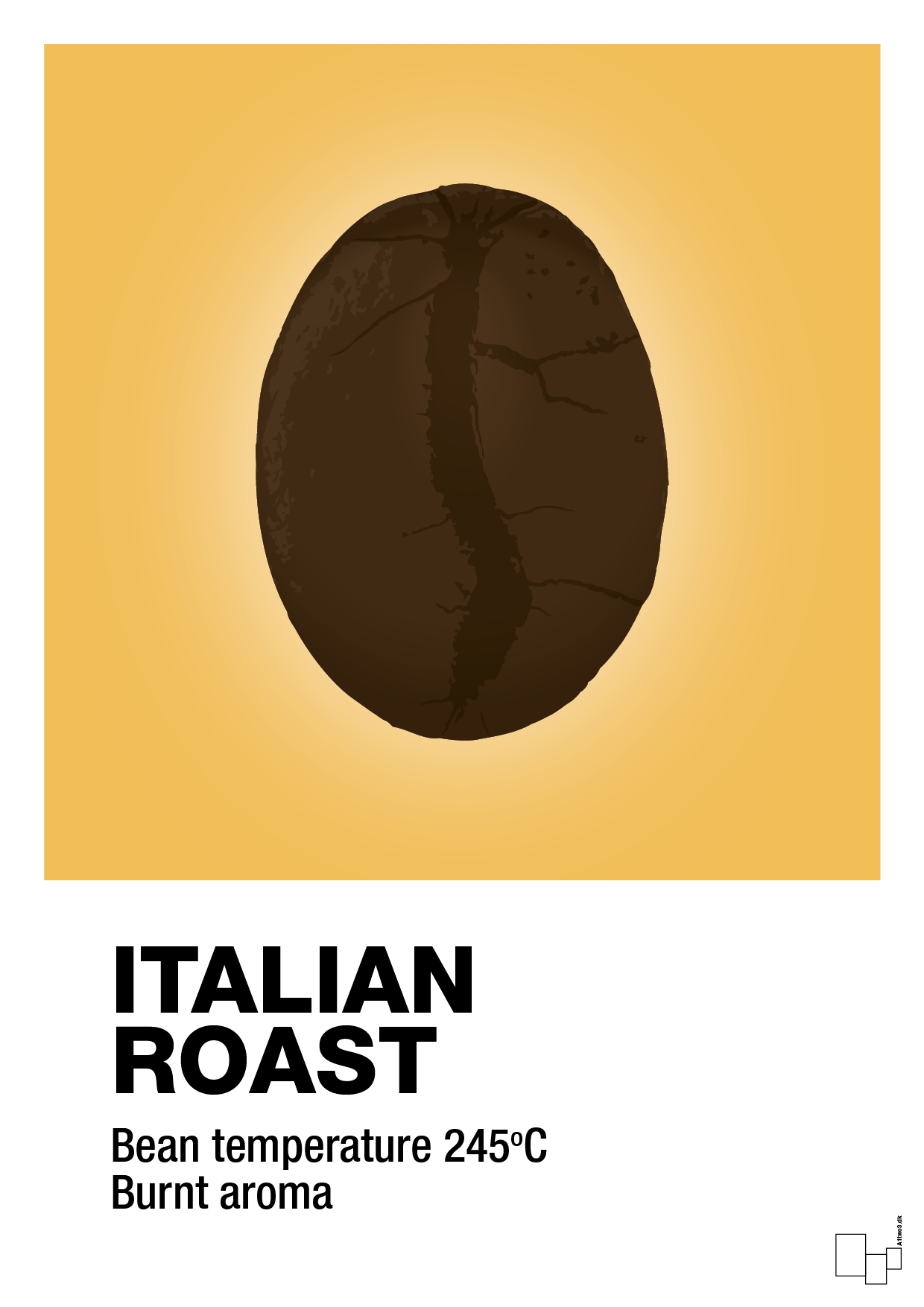 italian roast - Plakat med Mad & Drikke i Honeycomb