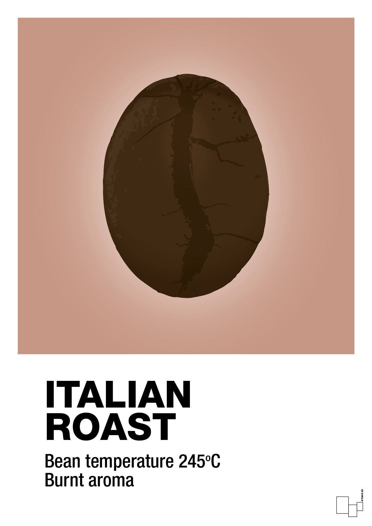 italian roast - Plakat med Mad & Drikke i Powder