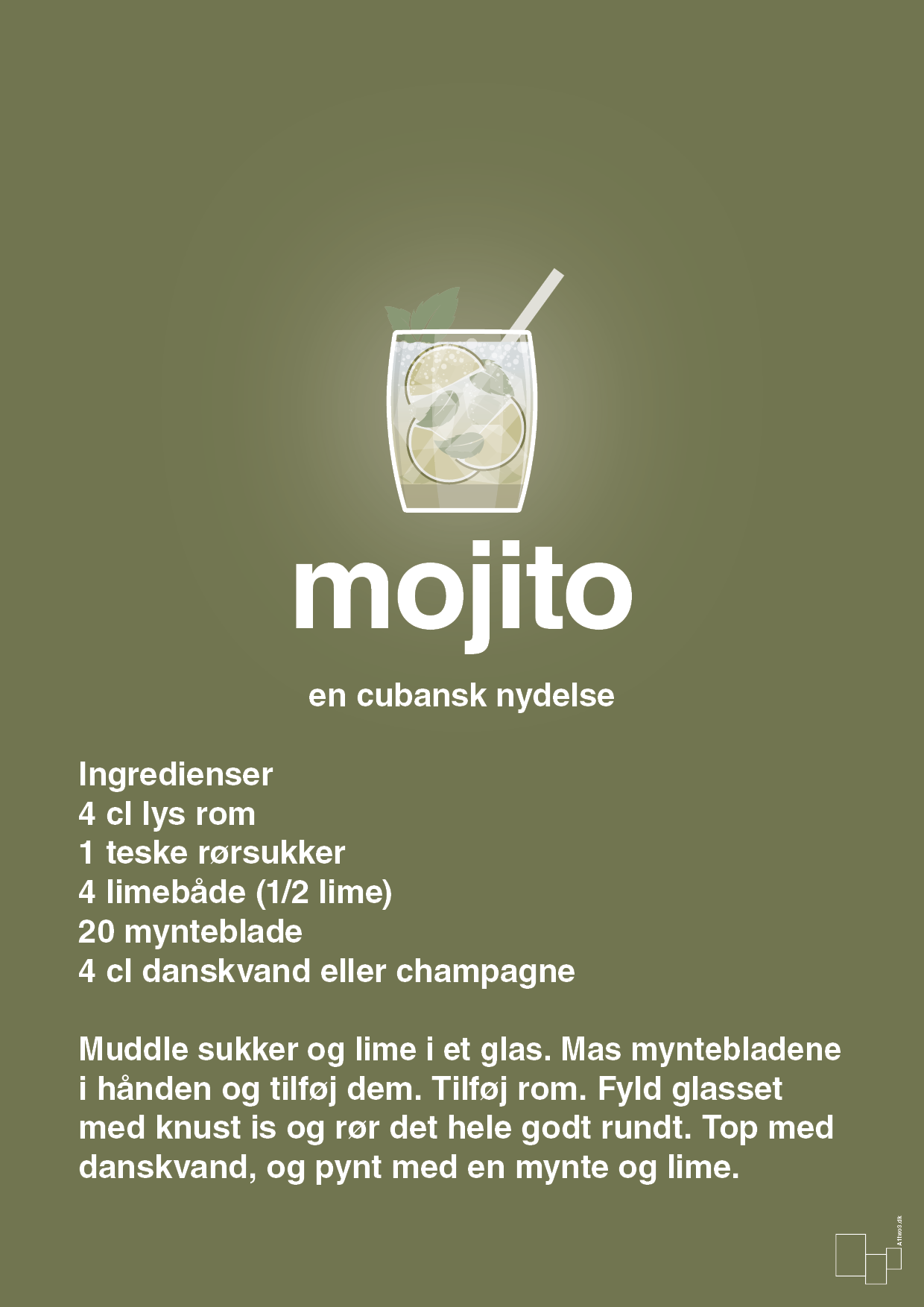 plakat: mojito