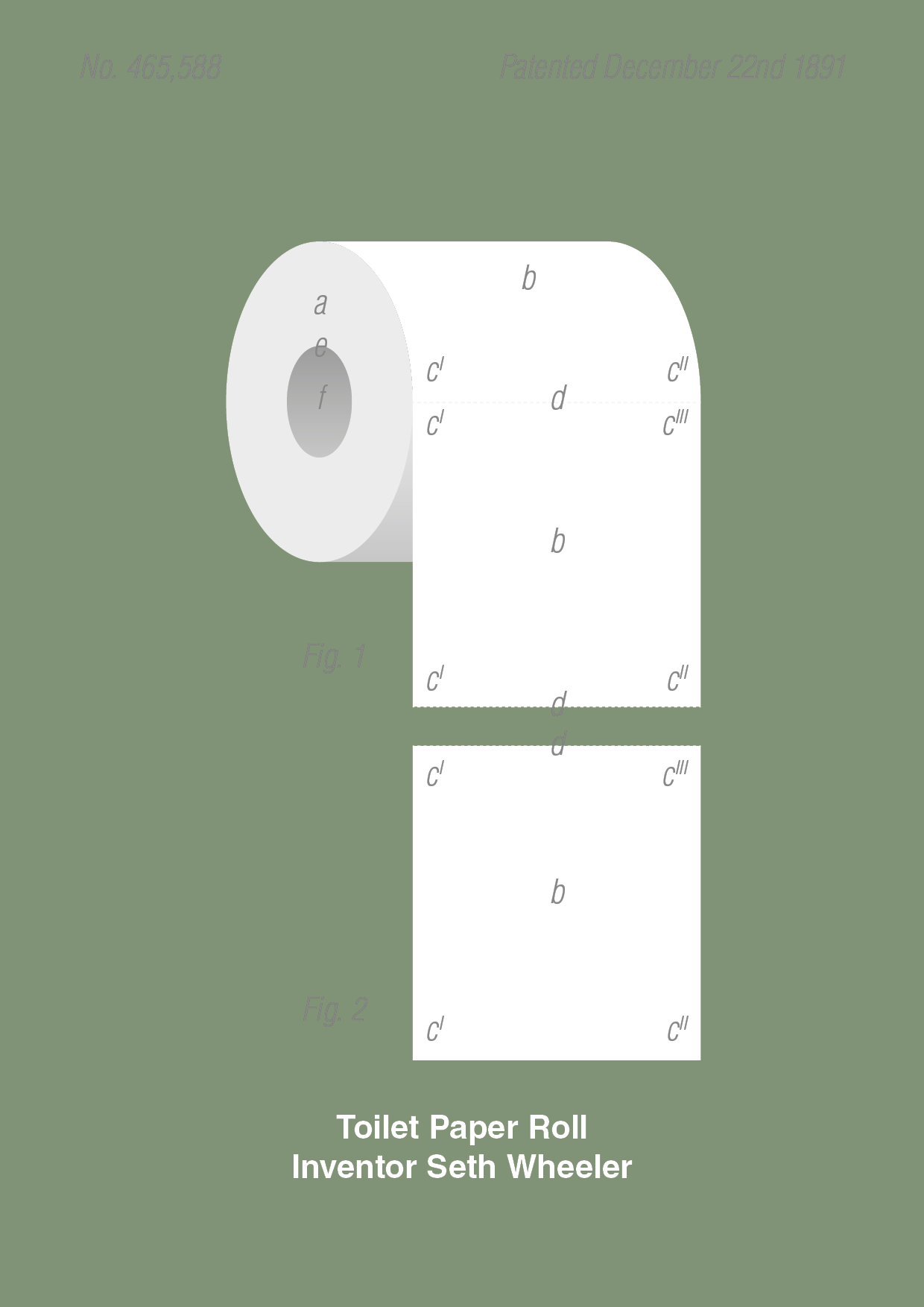 toiletpapir - Plakat med Grafik i Jade