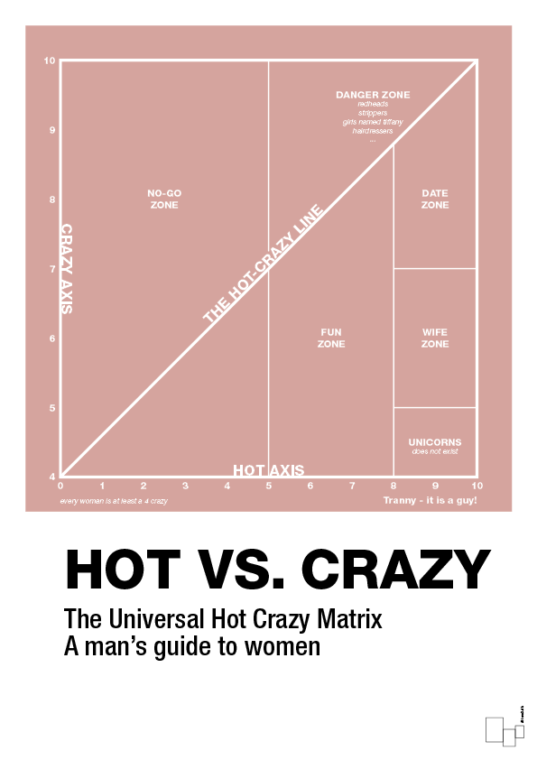 hot crazy matrix - Plakat med Grafik i Bubble Shell