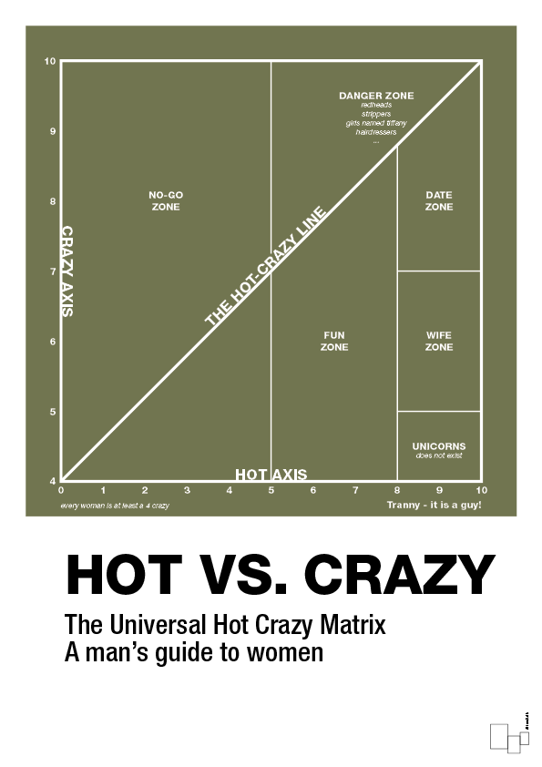 hot crazy matrix - Plakat med Grafik i Secret Meadow