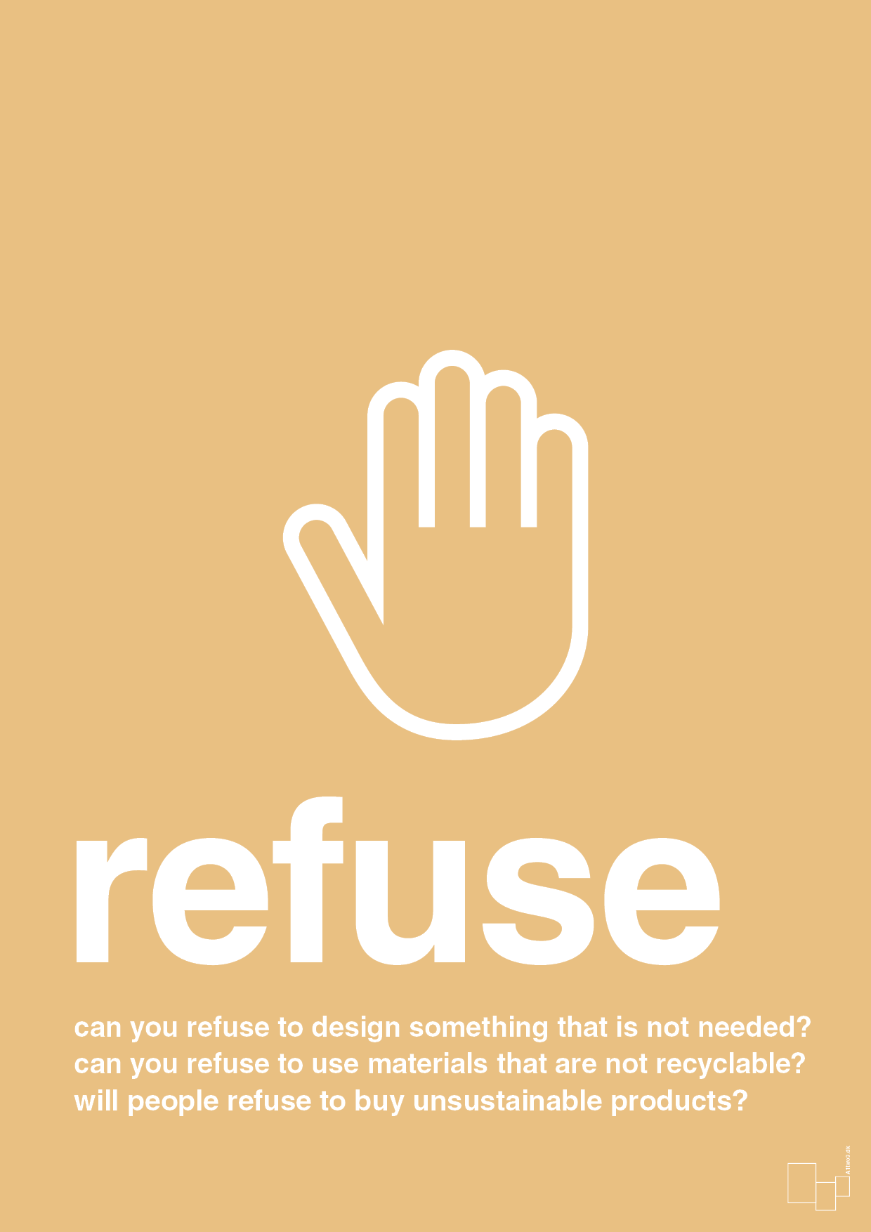 refuse - Plakat med Samfund i Charismatic
