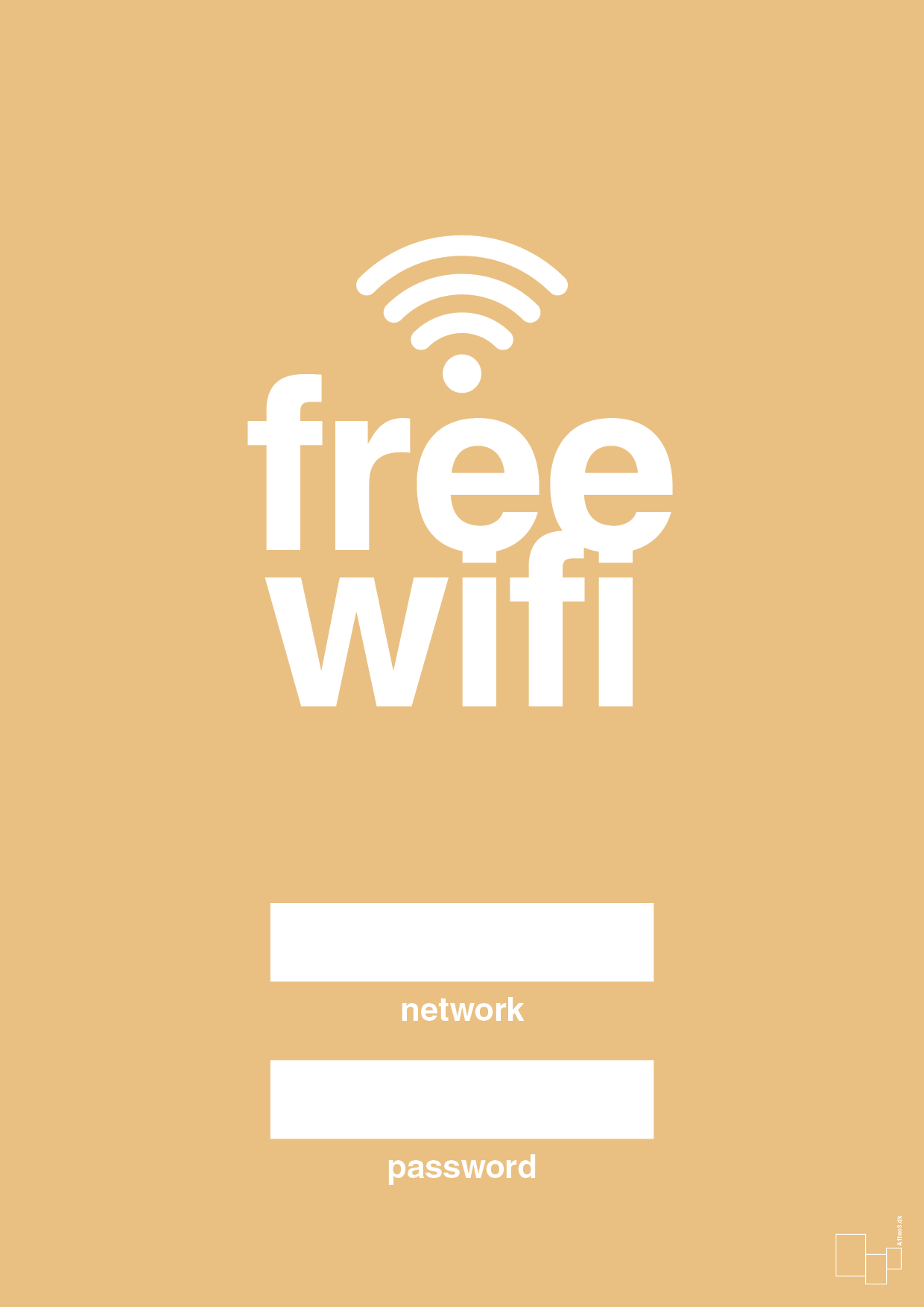 free wifi - Plakat med Sport & Fritid i Charismatic