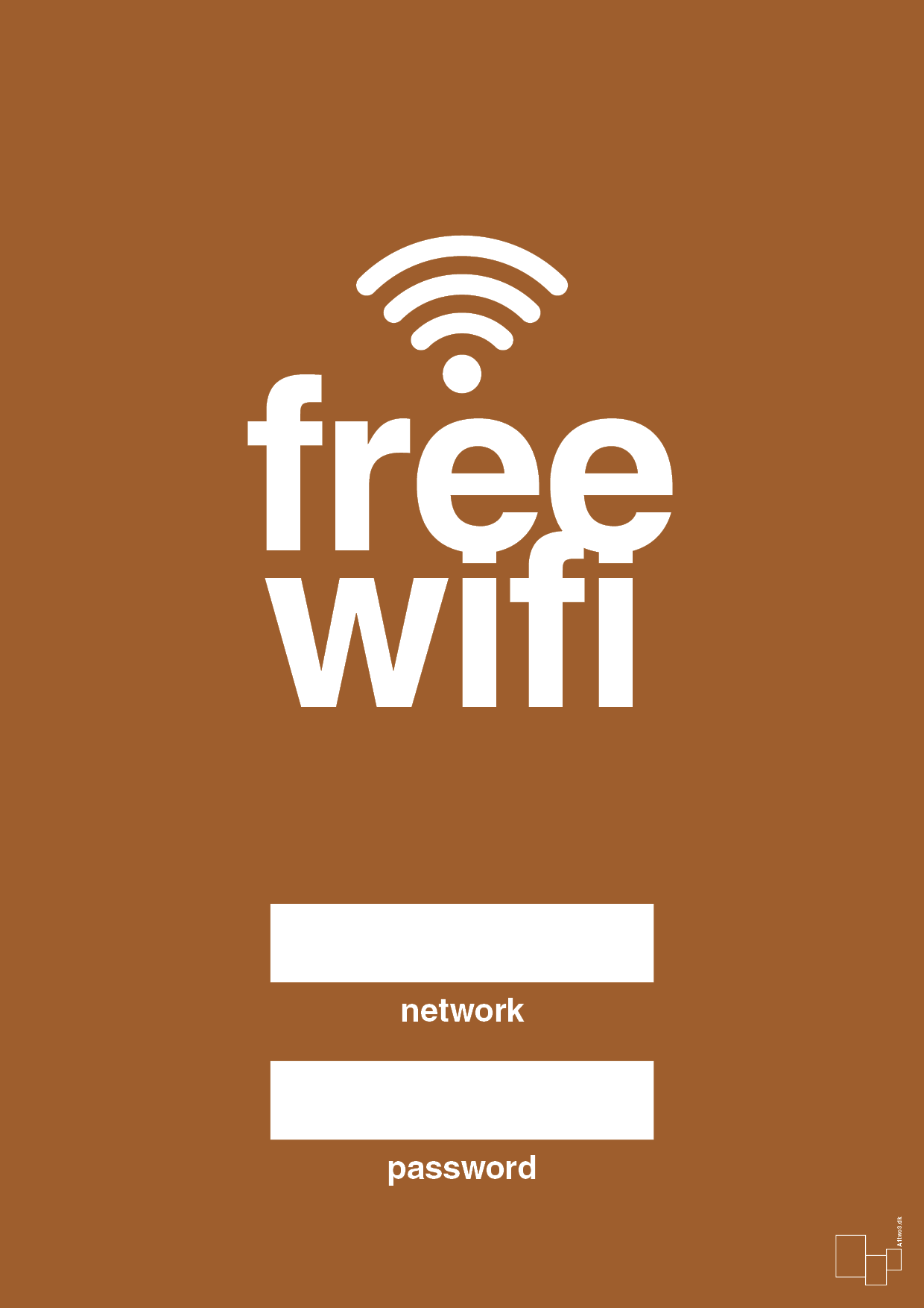 free wifi - Plakat med Sport & Fritid i Cognac