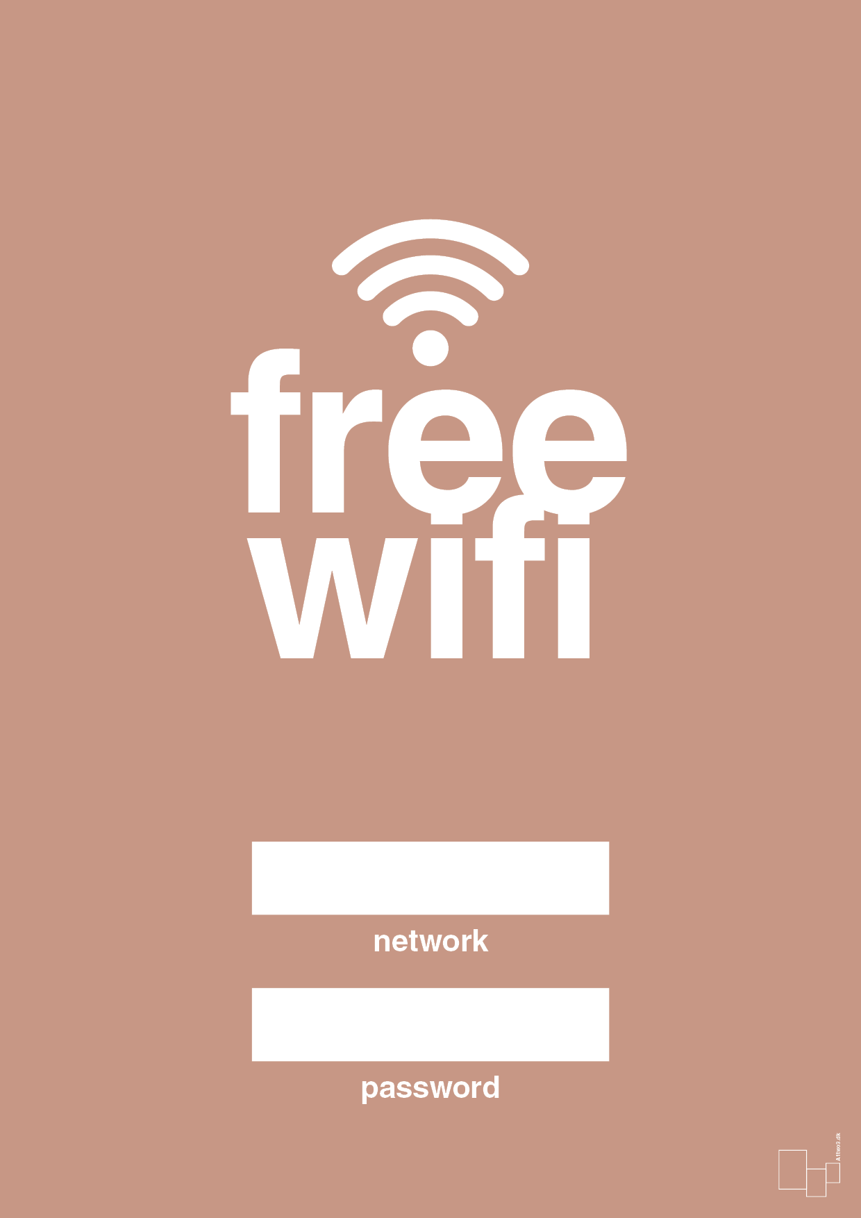 free wifi - Plakat med Sport & Fritid i Powder