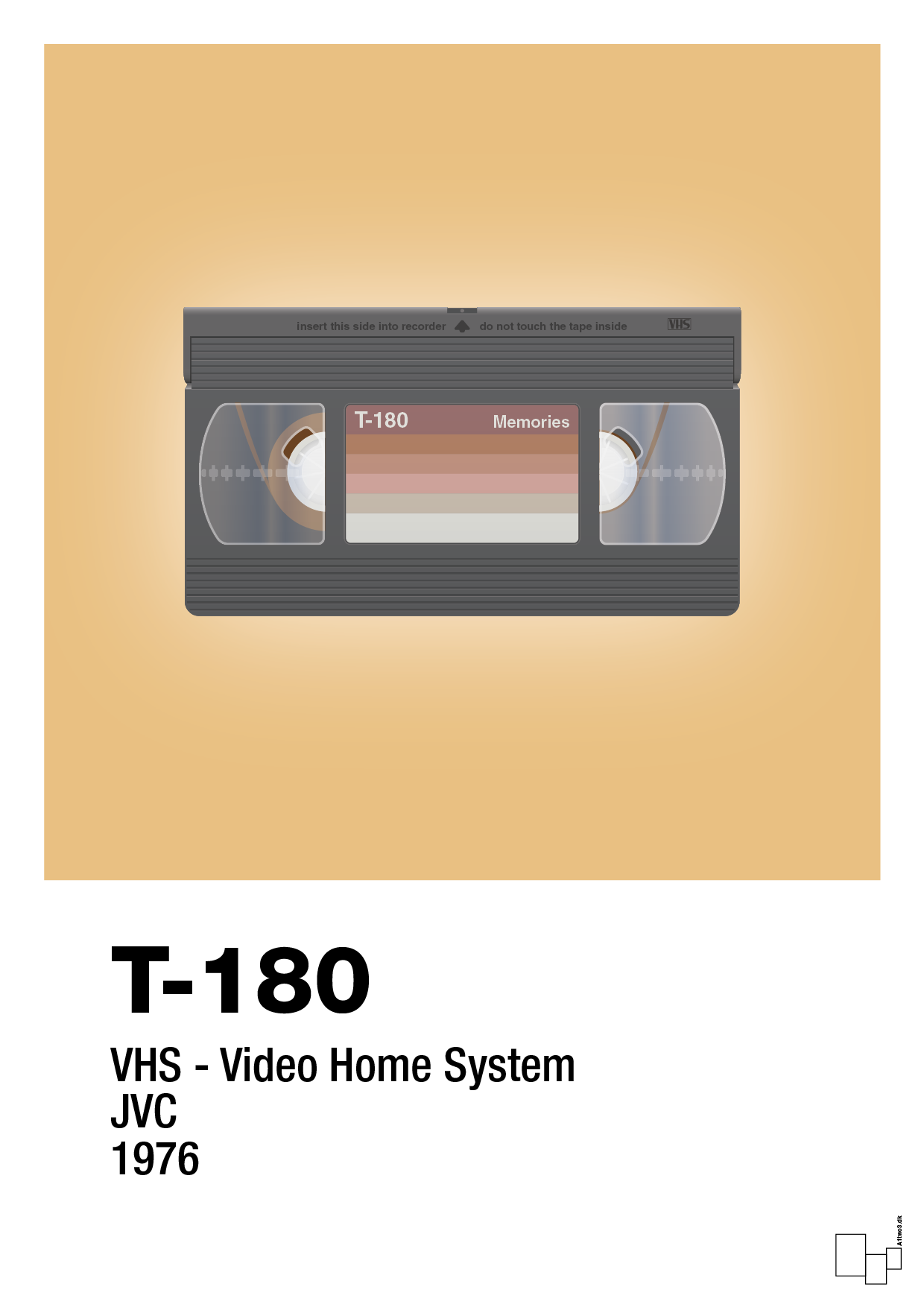 videobånd t-180 - Plakat med Grafik i Charismatic