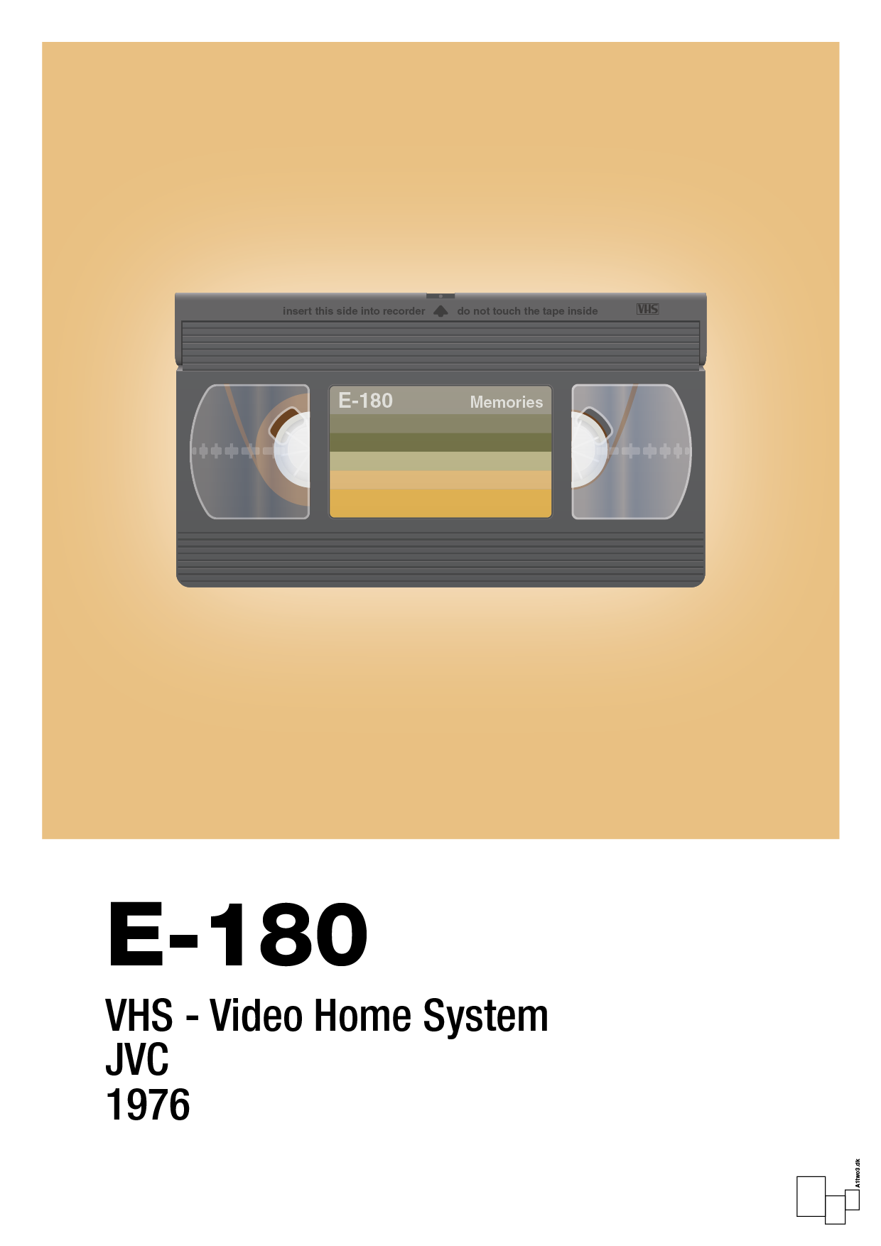 videobånd e-180 - Plakat med Grafik i Charismatic