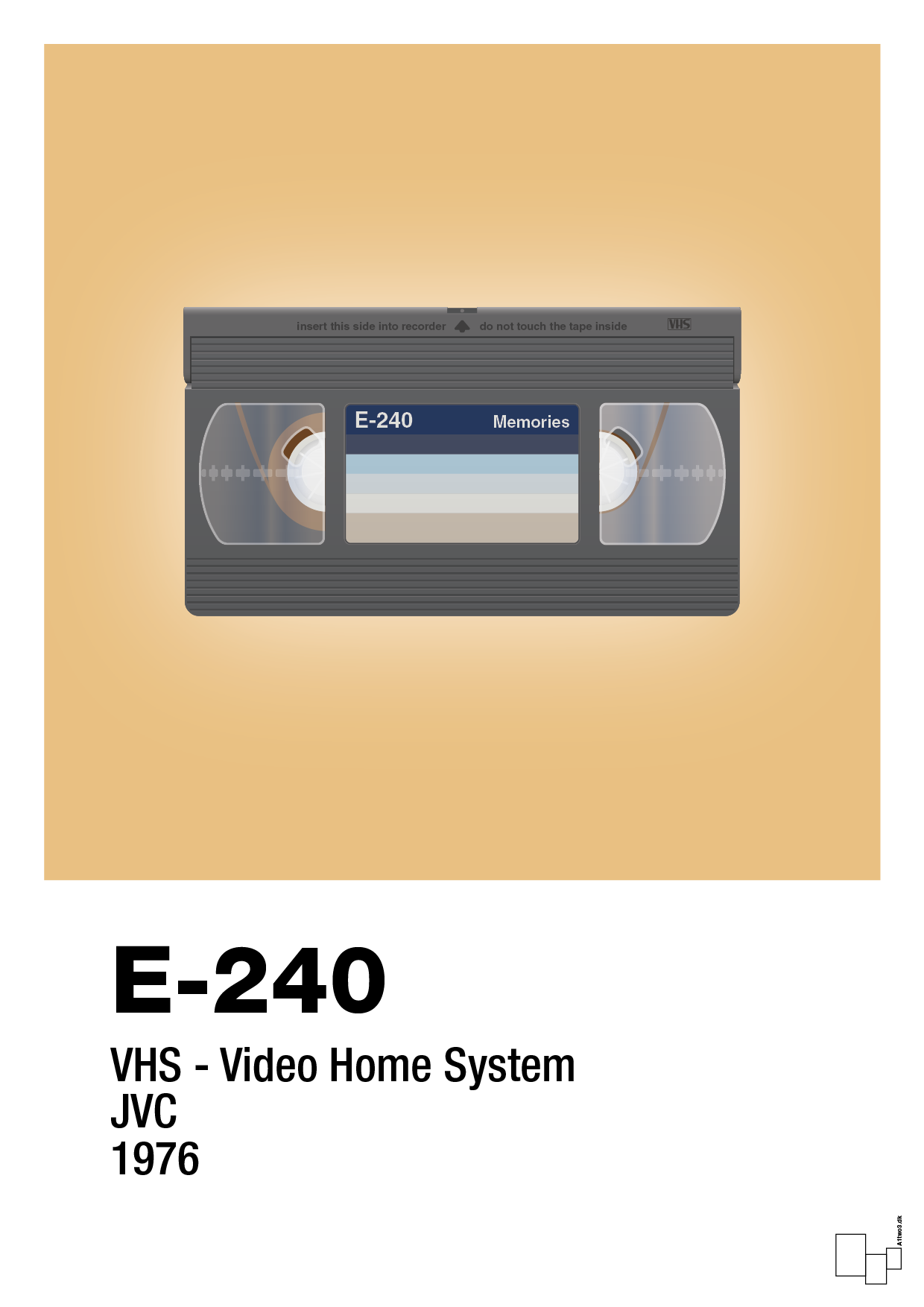 videobånd e-240 - Plakat med Grafik i Charismatic
