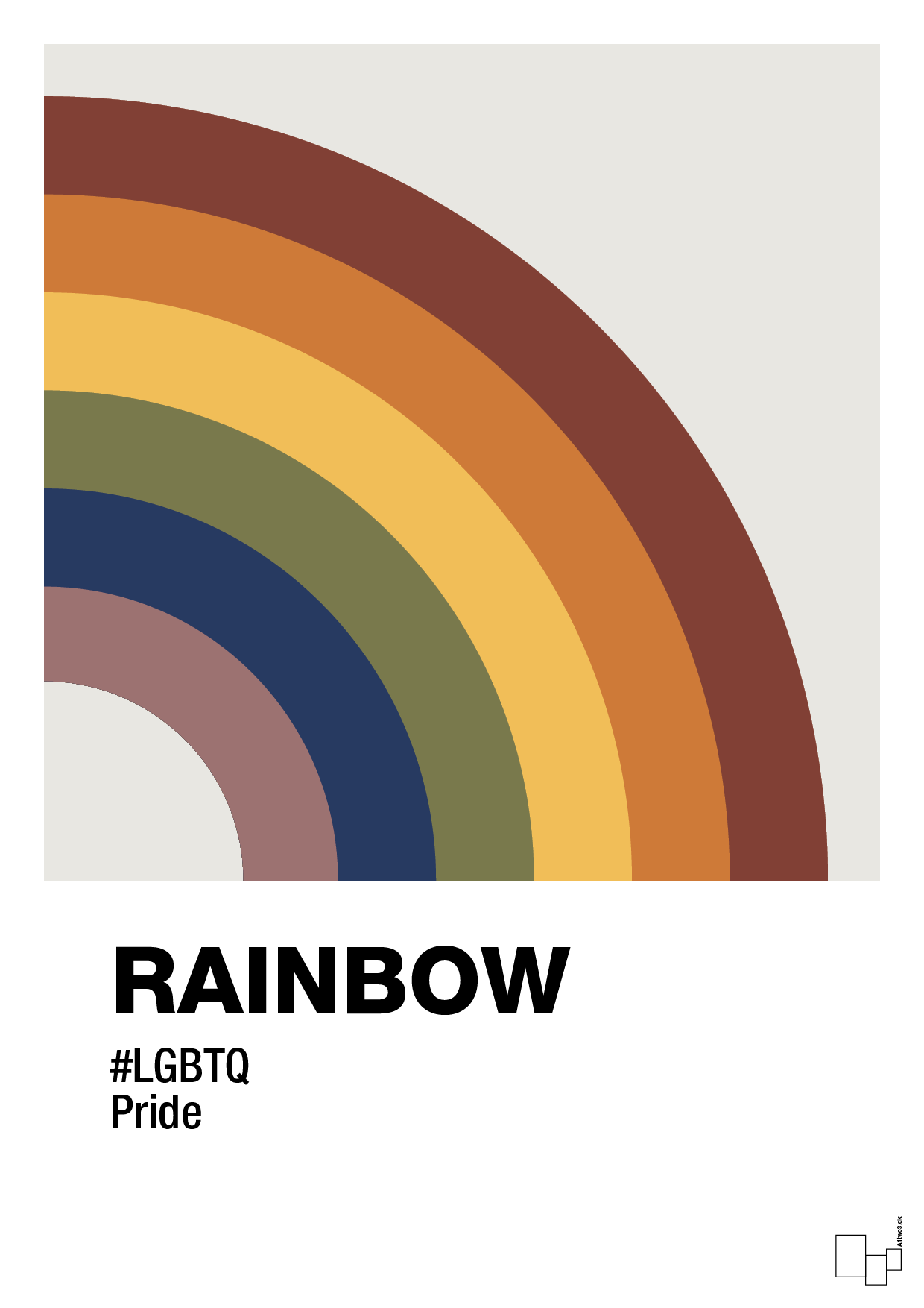 rainbow - Plakat med Samfund