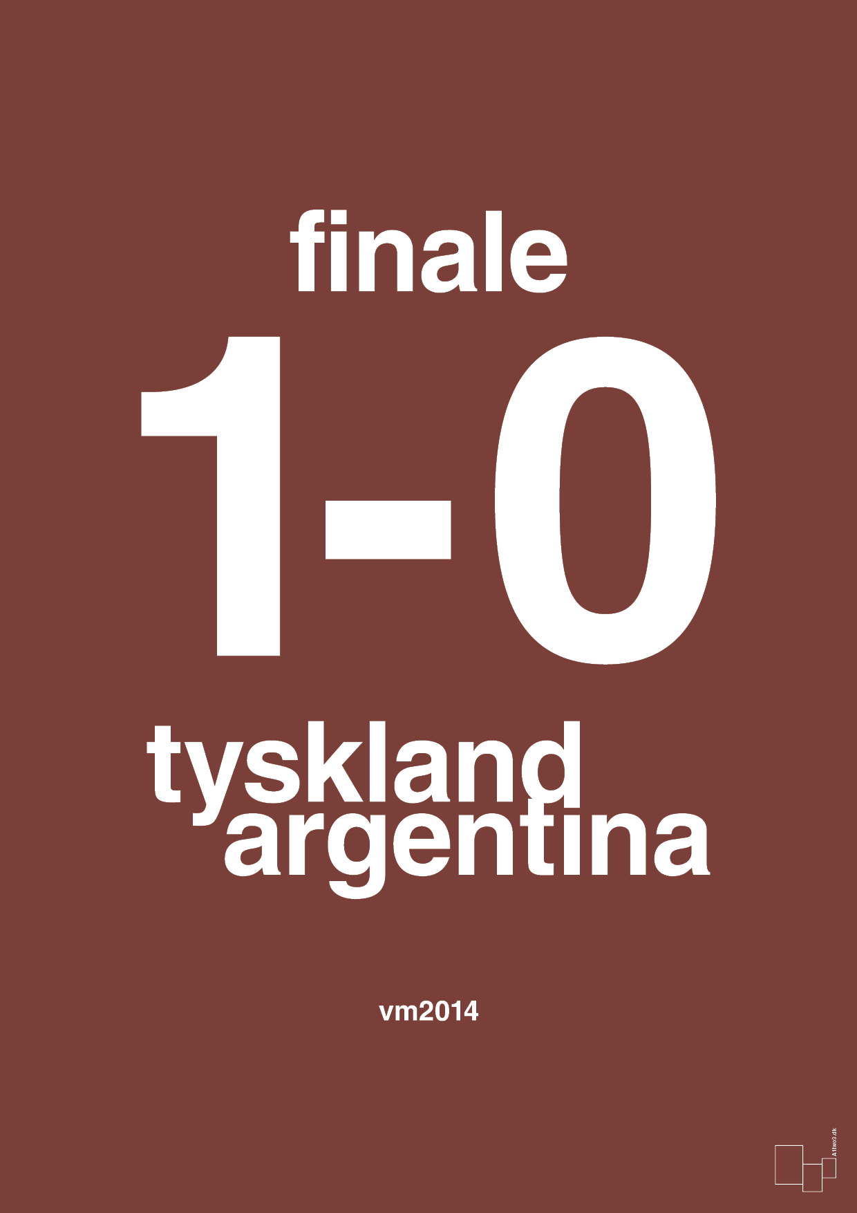 resultat for fodbold vm finalen i 2014 - Plakat med Sport & Fritid i Red Pepper