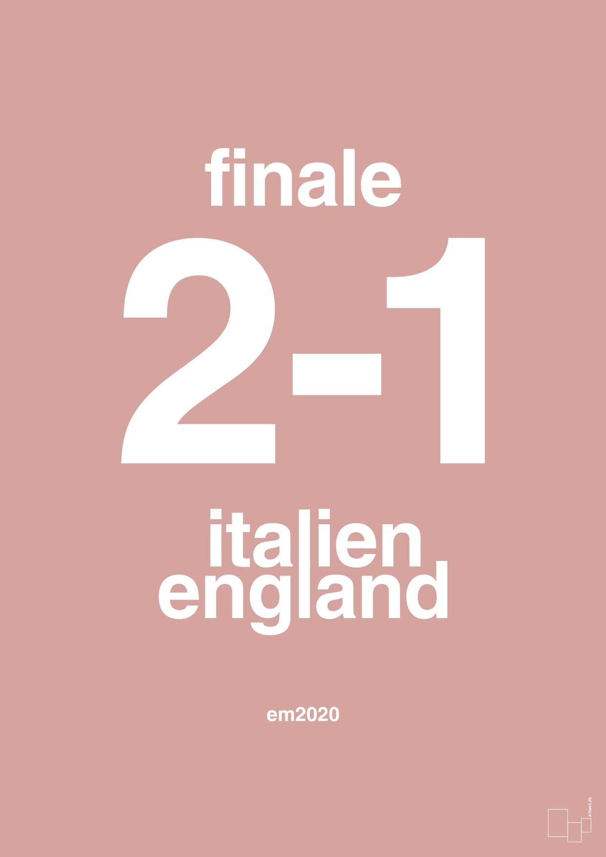 resultat for fodbold em finalen i 2020 - Plakat med Sport & Fritid i Bubble Shell