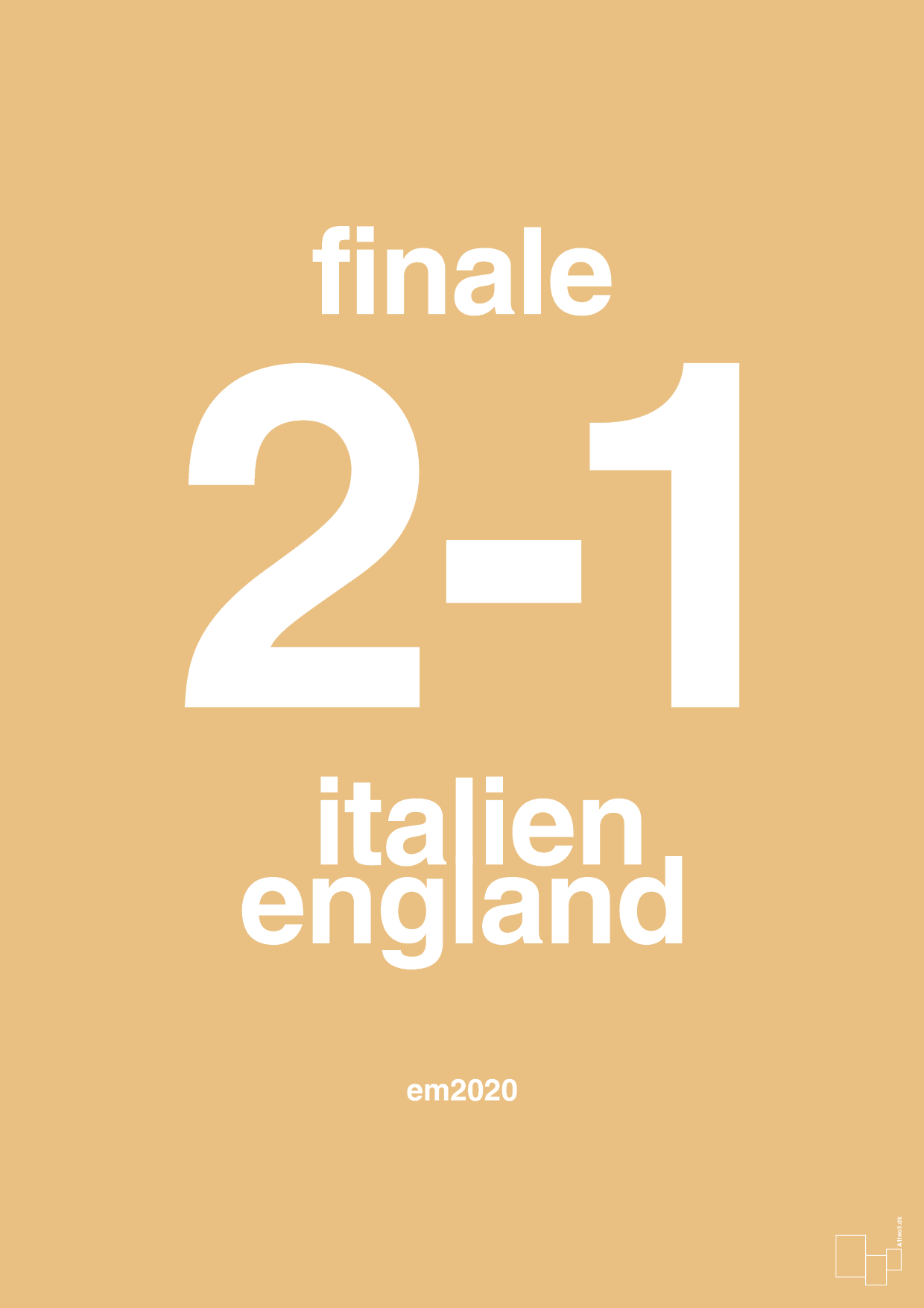 resultat for fodbold em finalen i 2020 - Plakat med Sport & Fritid i Charismatic