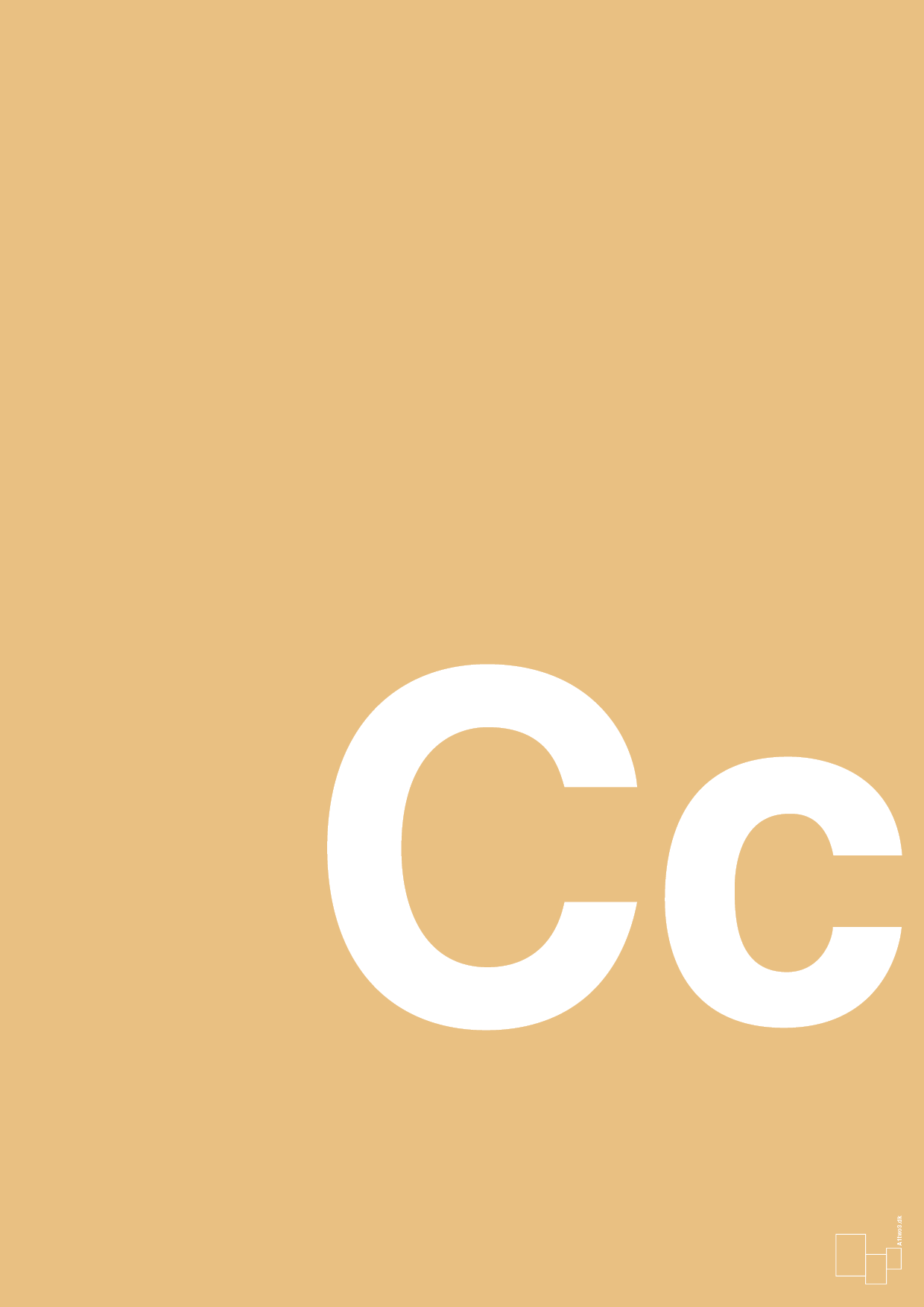 bogstav cc - Plakat med Bogstaver i Charismatic