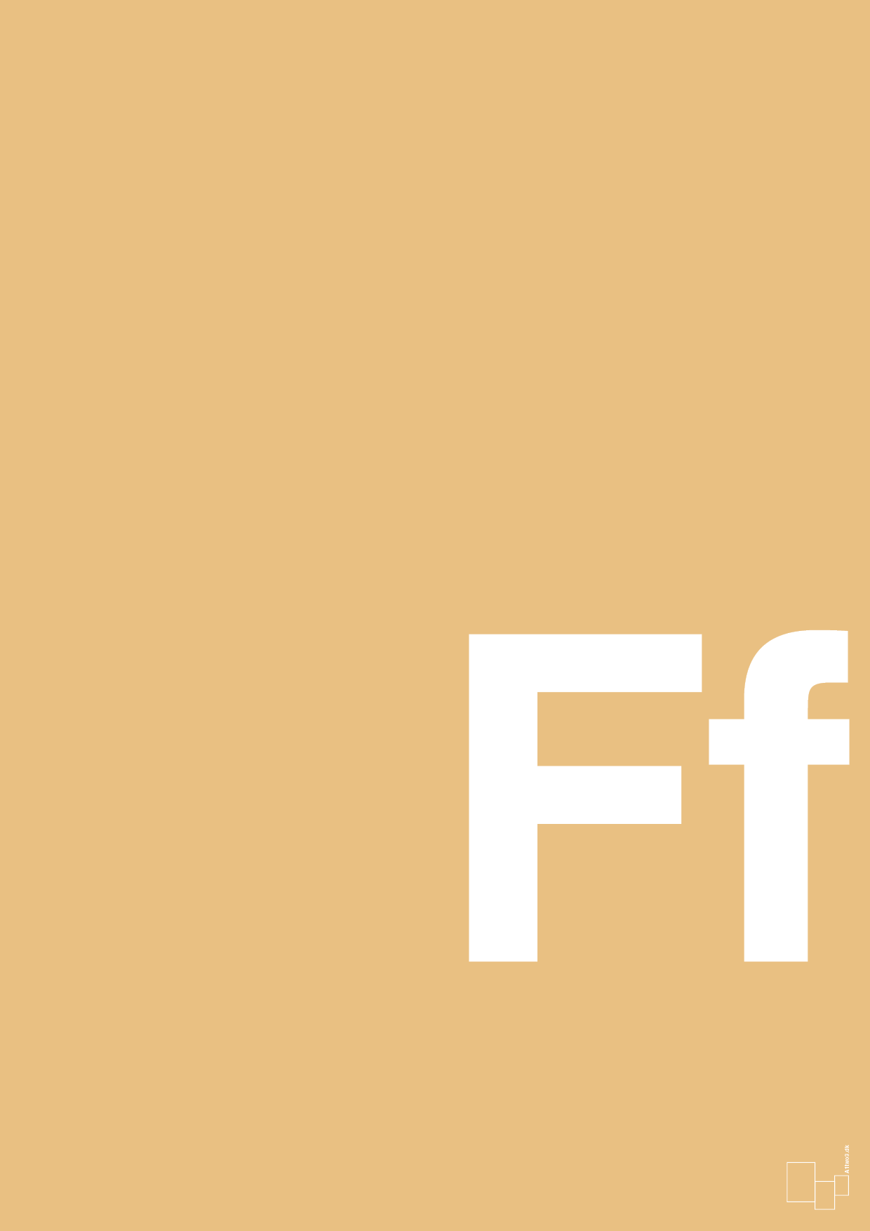 bogstav ff - Plakat med Bogstaver i Charismatic