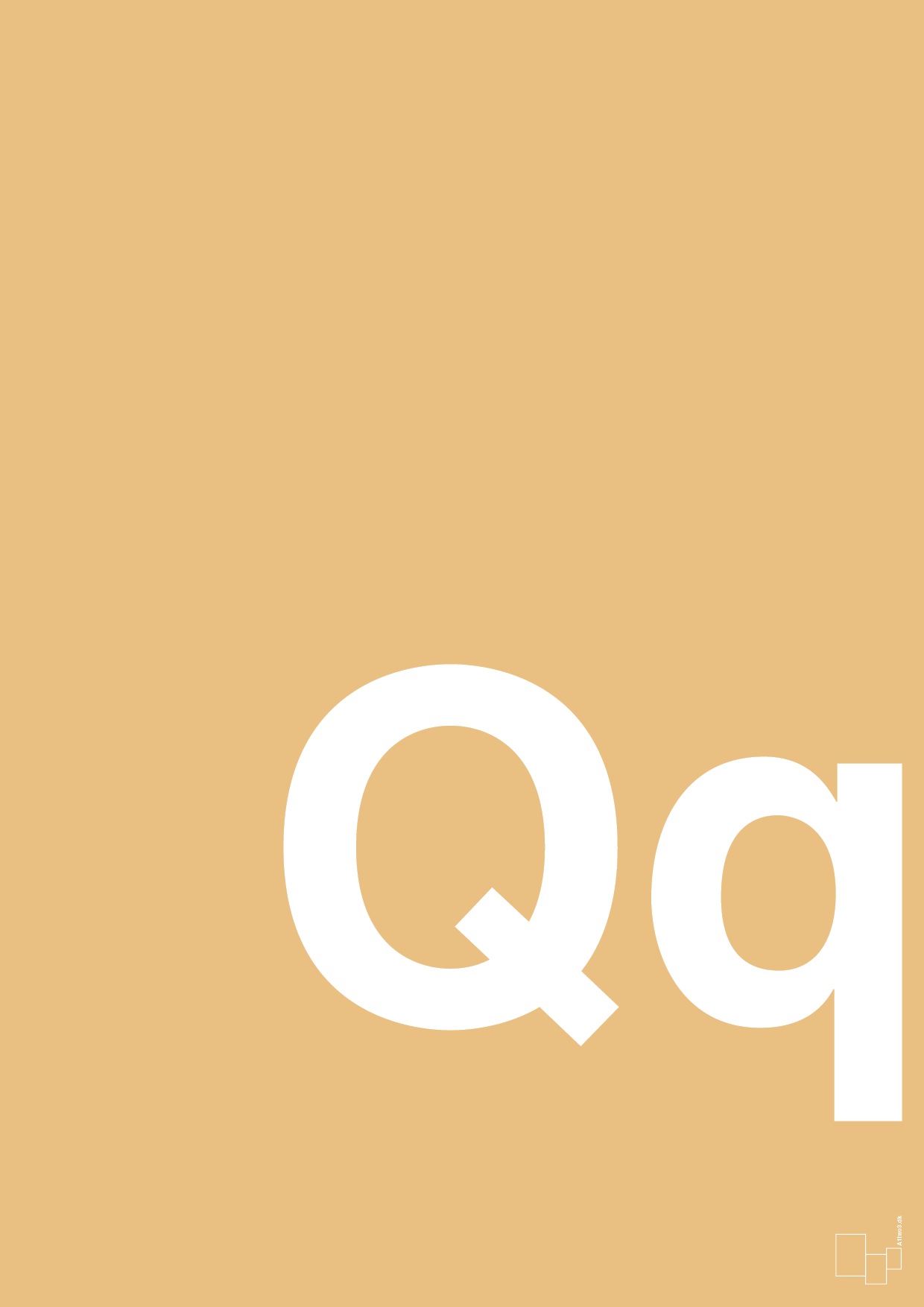 bogstav qq - Plakat med Bogstaver i Charismatic