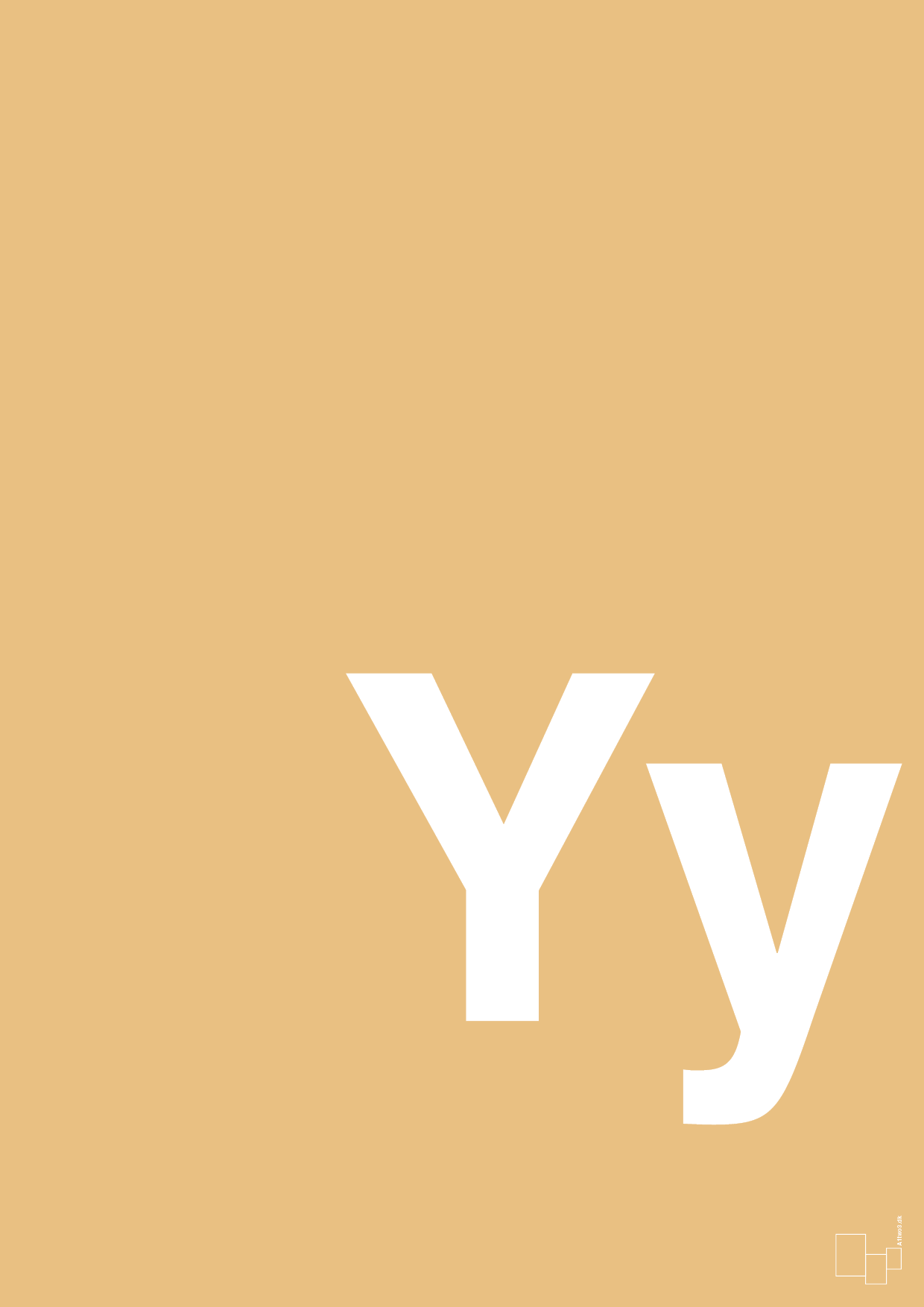 bogstav yy - Plakat med Bogstaver i Charismatic