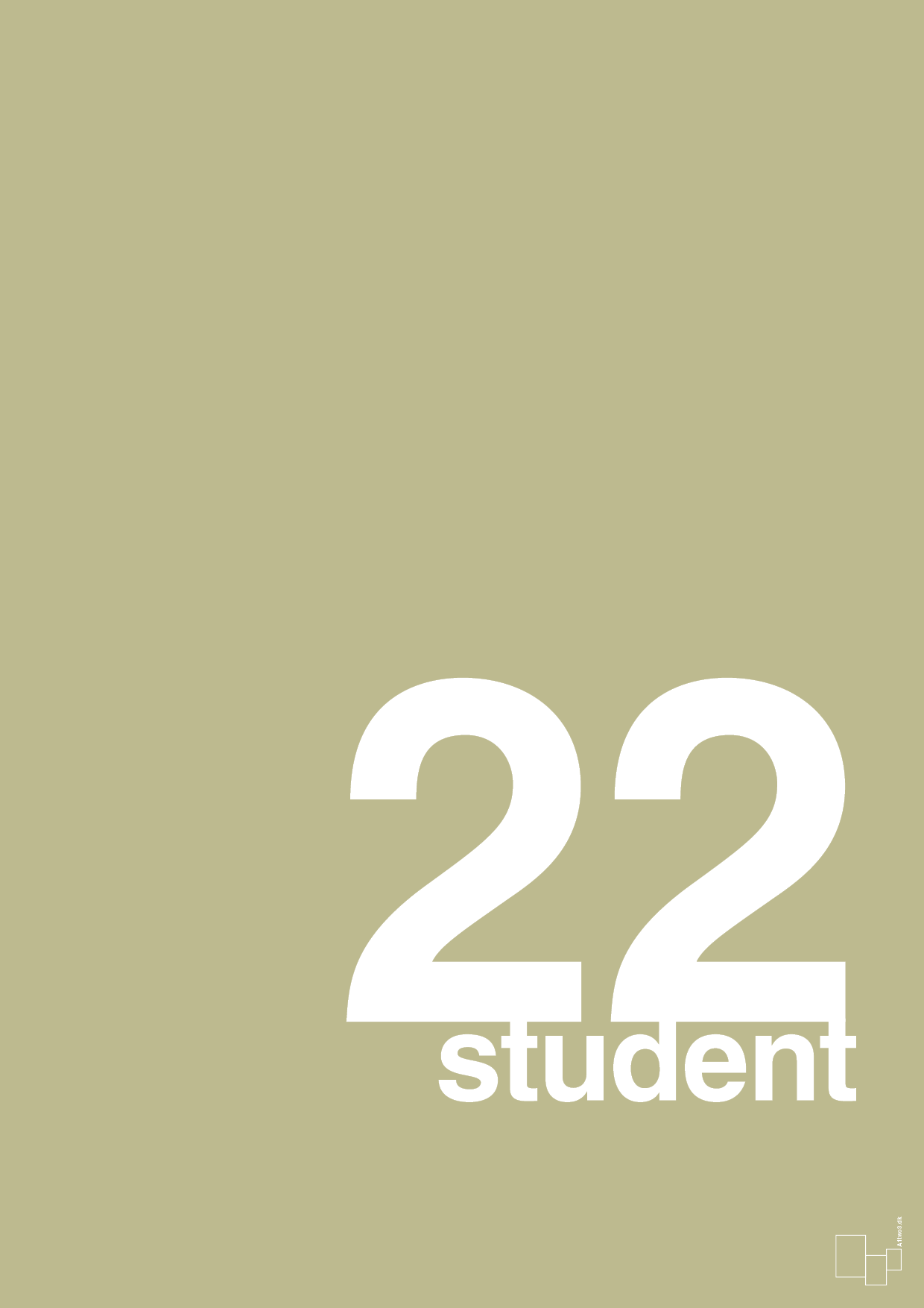 student 2022 - Plakat med Begivenheder i Back to Nature