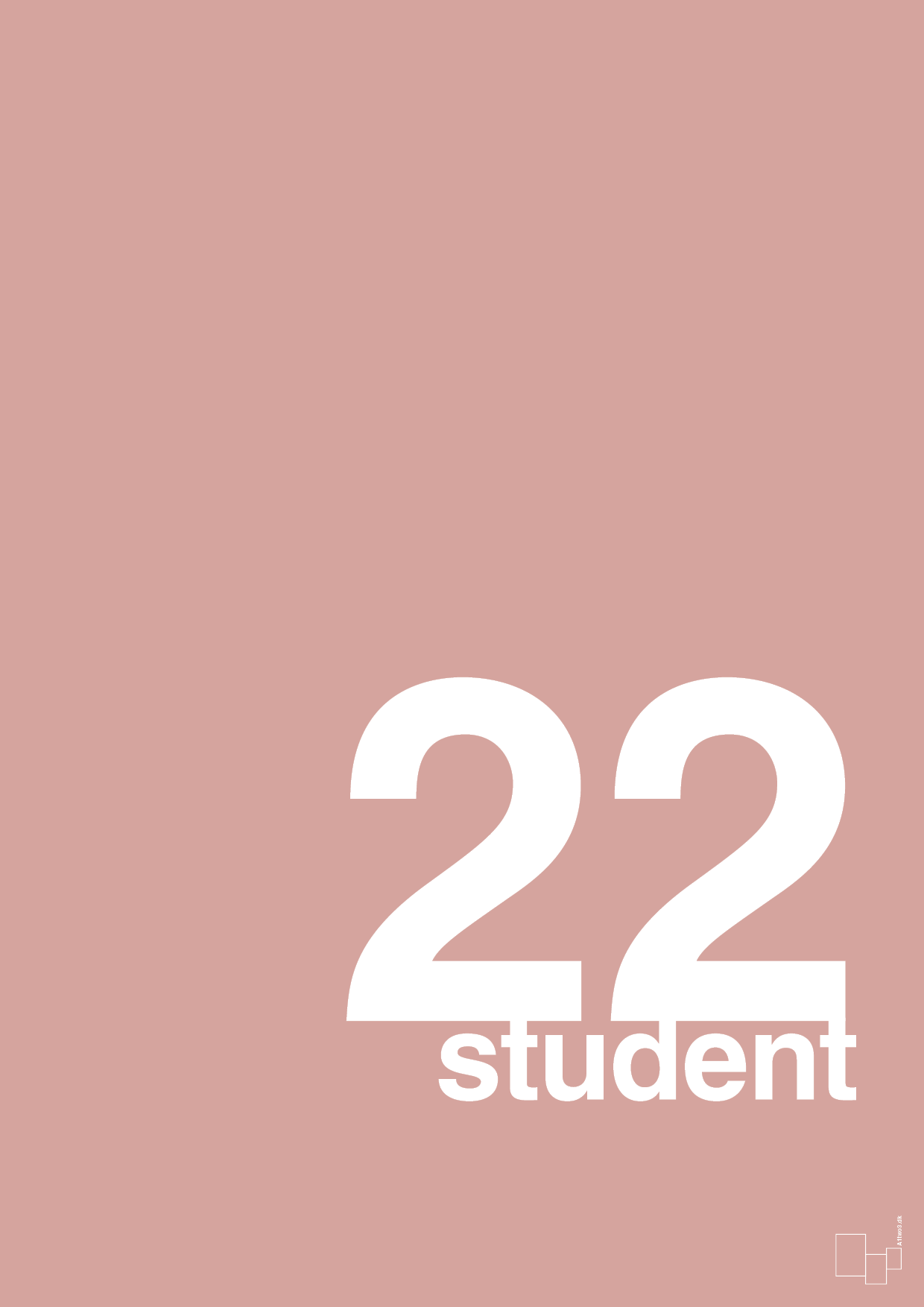 student 2022 - Plakat med Begivenheder i Bubble Shell
