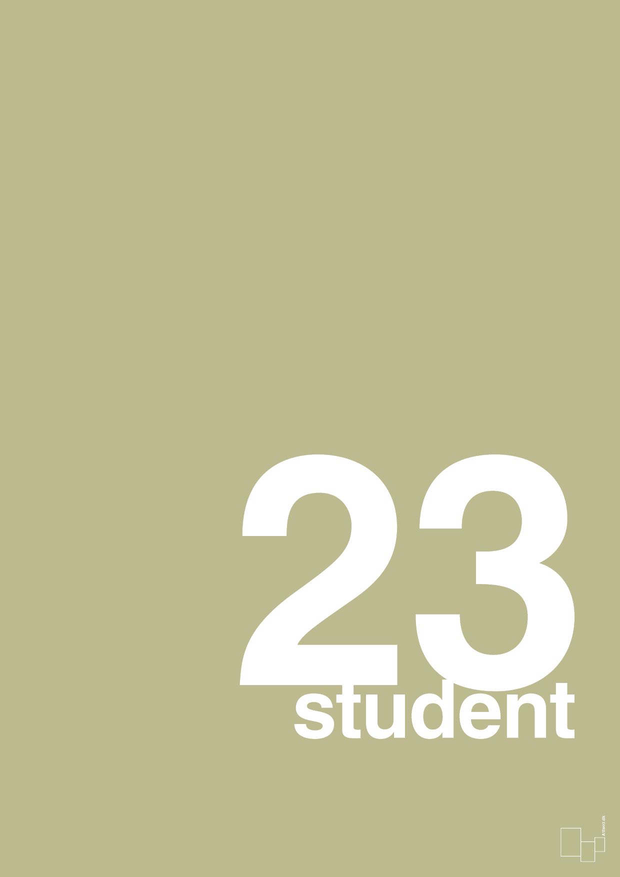 student 2023 - Plakat med Begivenheder i Back to Nature