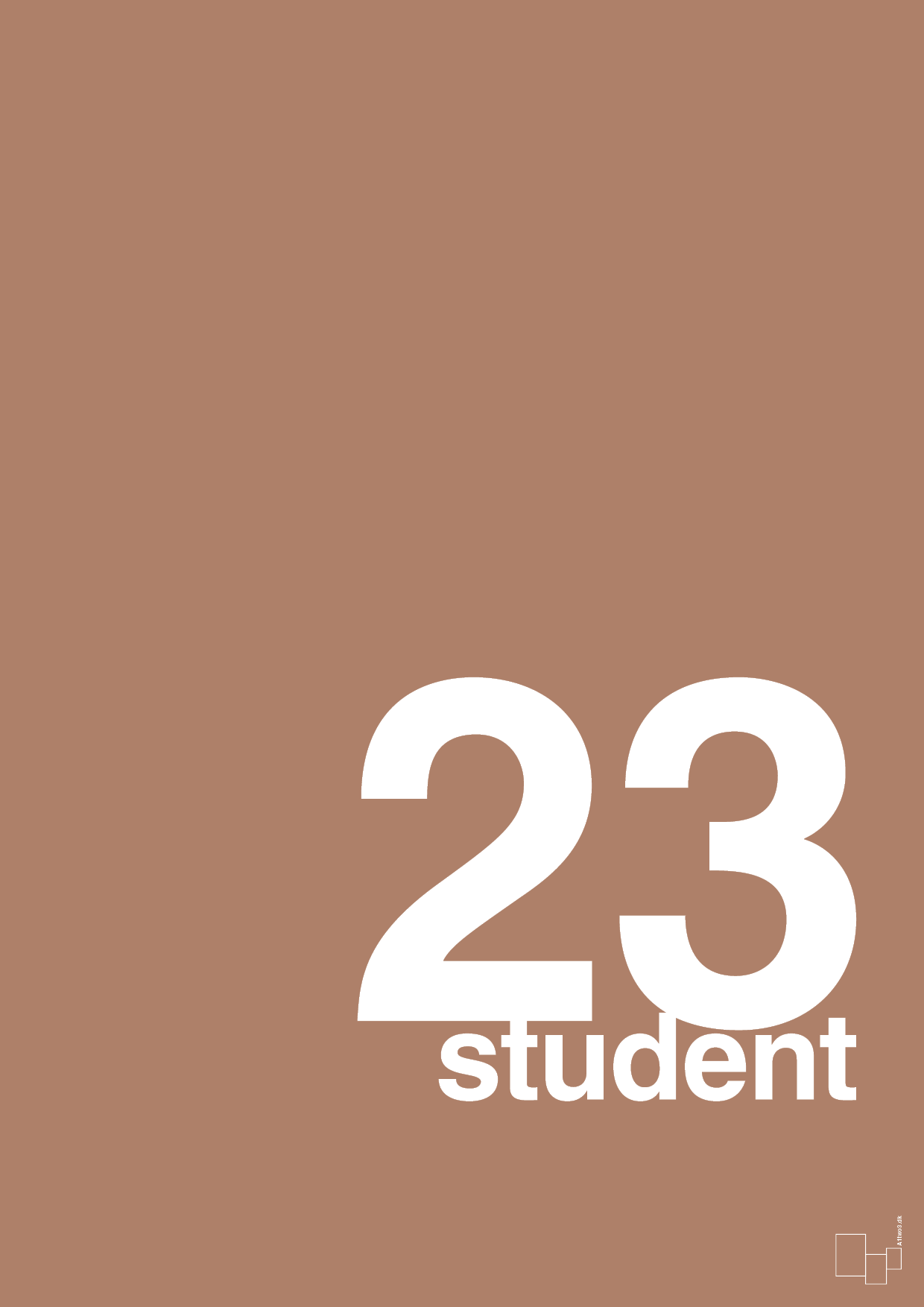 student 2023 - Plakat med Begivenheder i Cider Spice