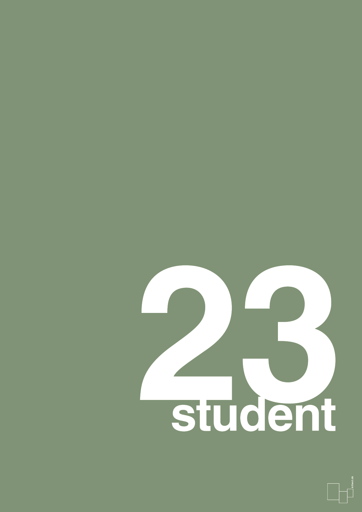 student 2023 - Plakat med Begivenheder i Jade
