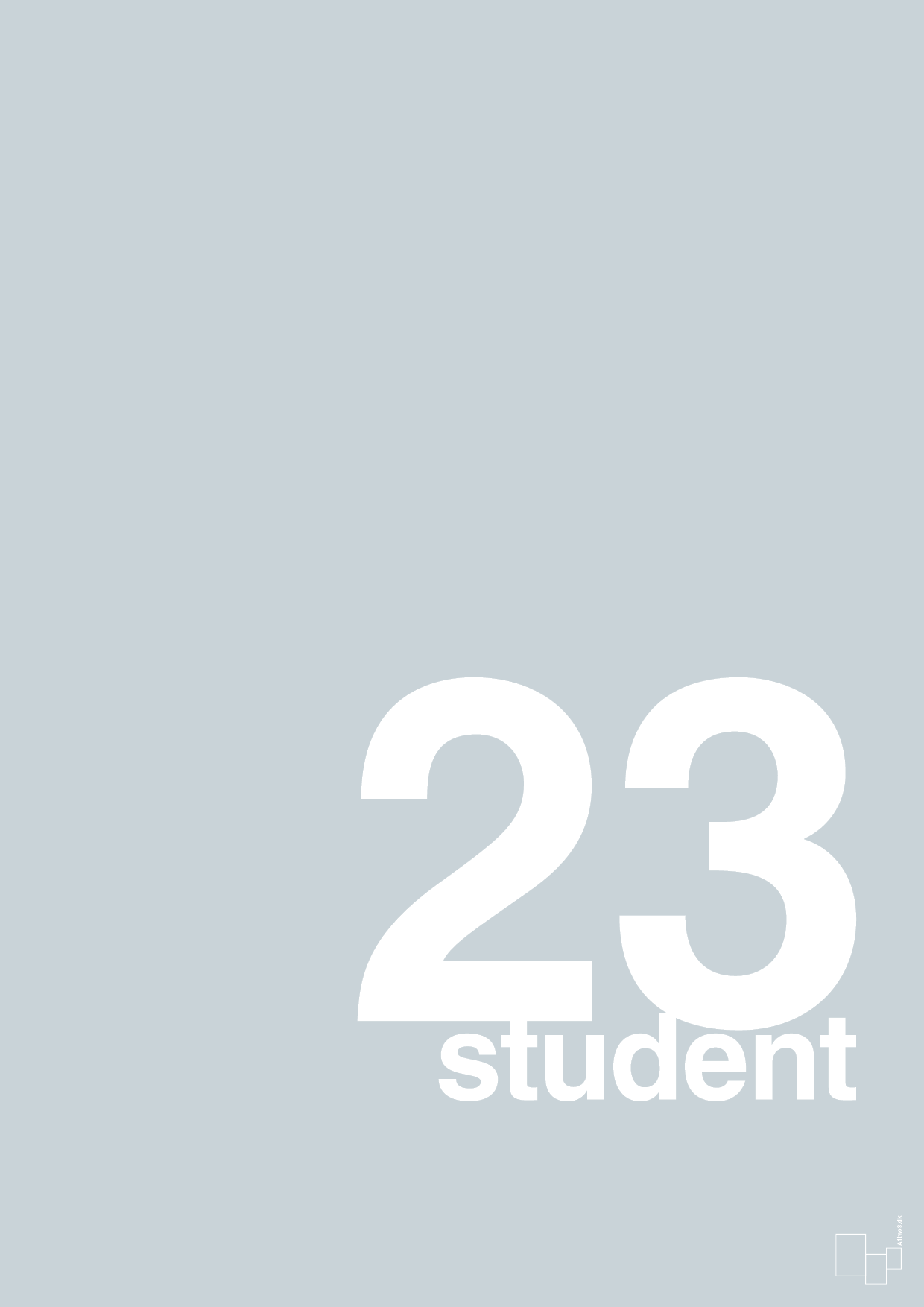 student 2023 - Plakat med Begivenheder i Light Drizzle