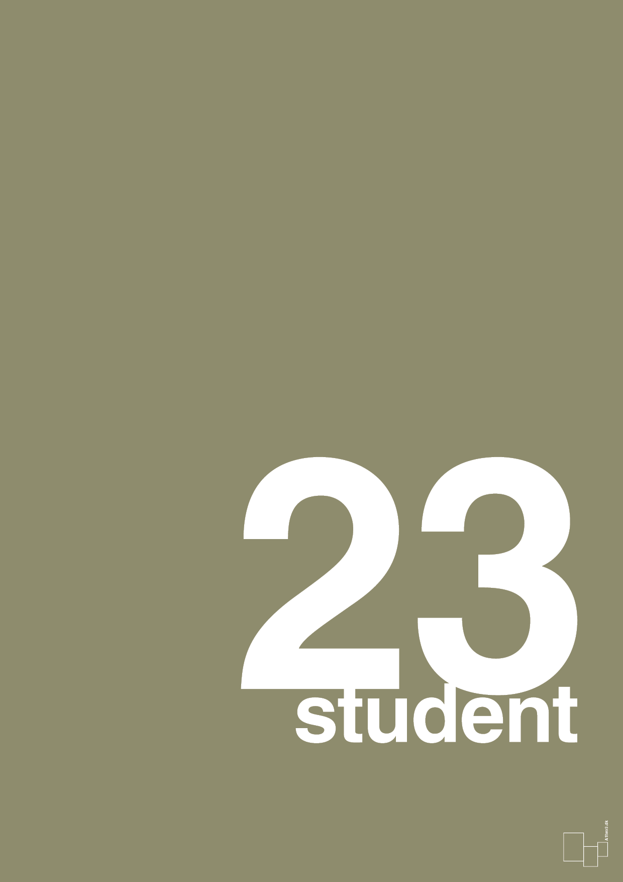 student 2023 - Plakat med Begivenheder i Misty Forrest