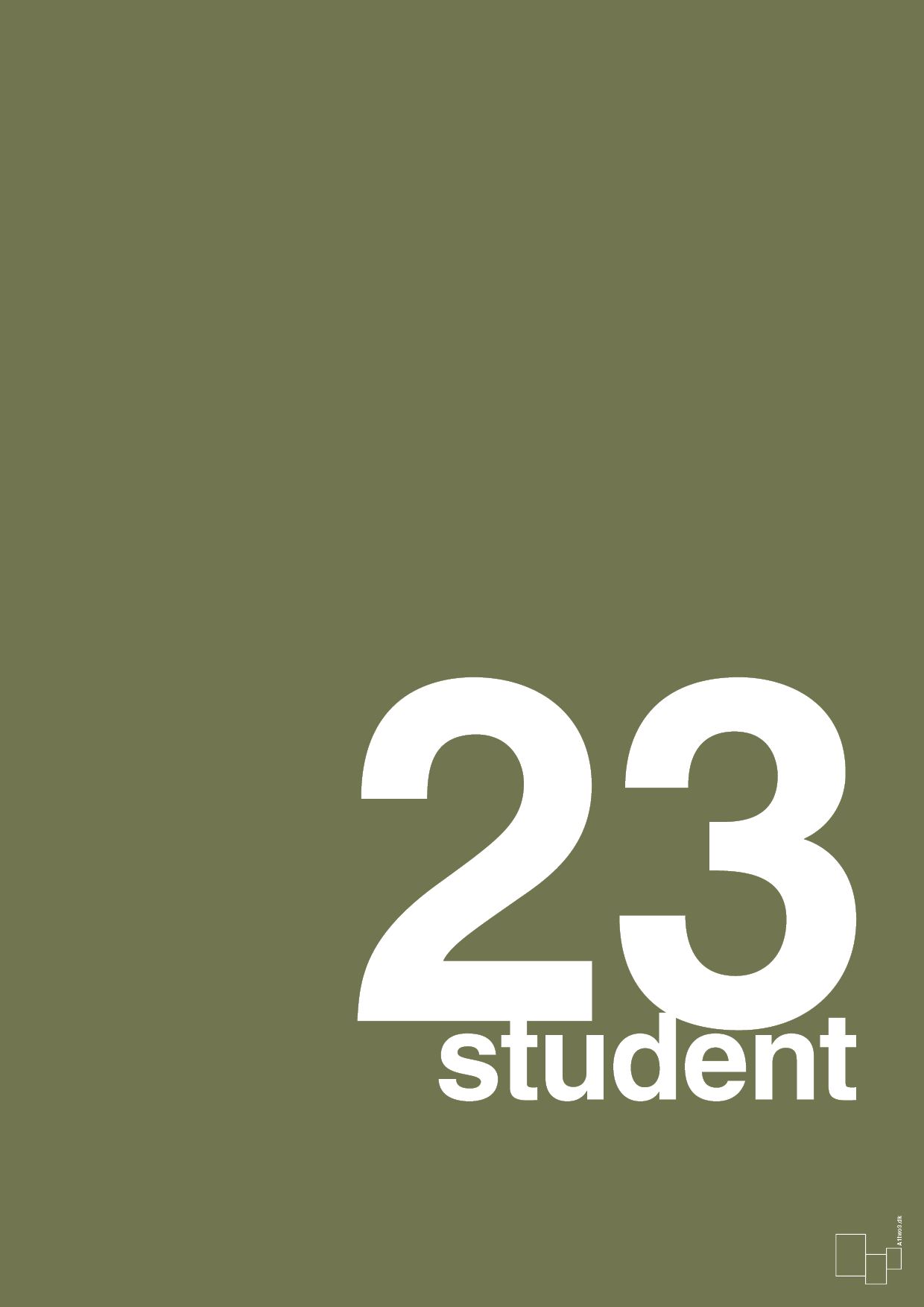 student 2023 - Plakat med Begivenheder i Secret Meadow