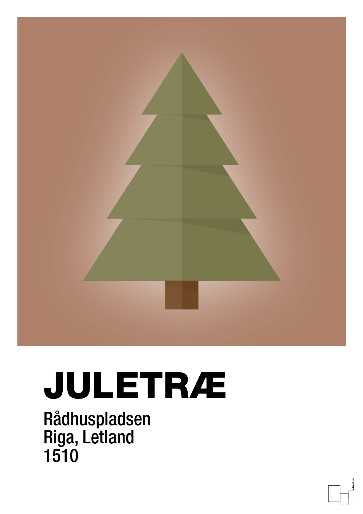 julepynt juletræ - Plakat med Begivenheder i Cider Spice