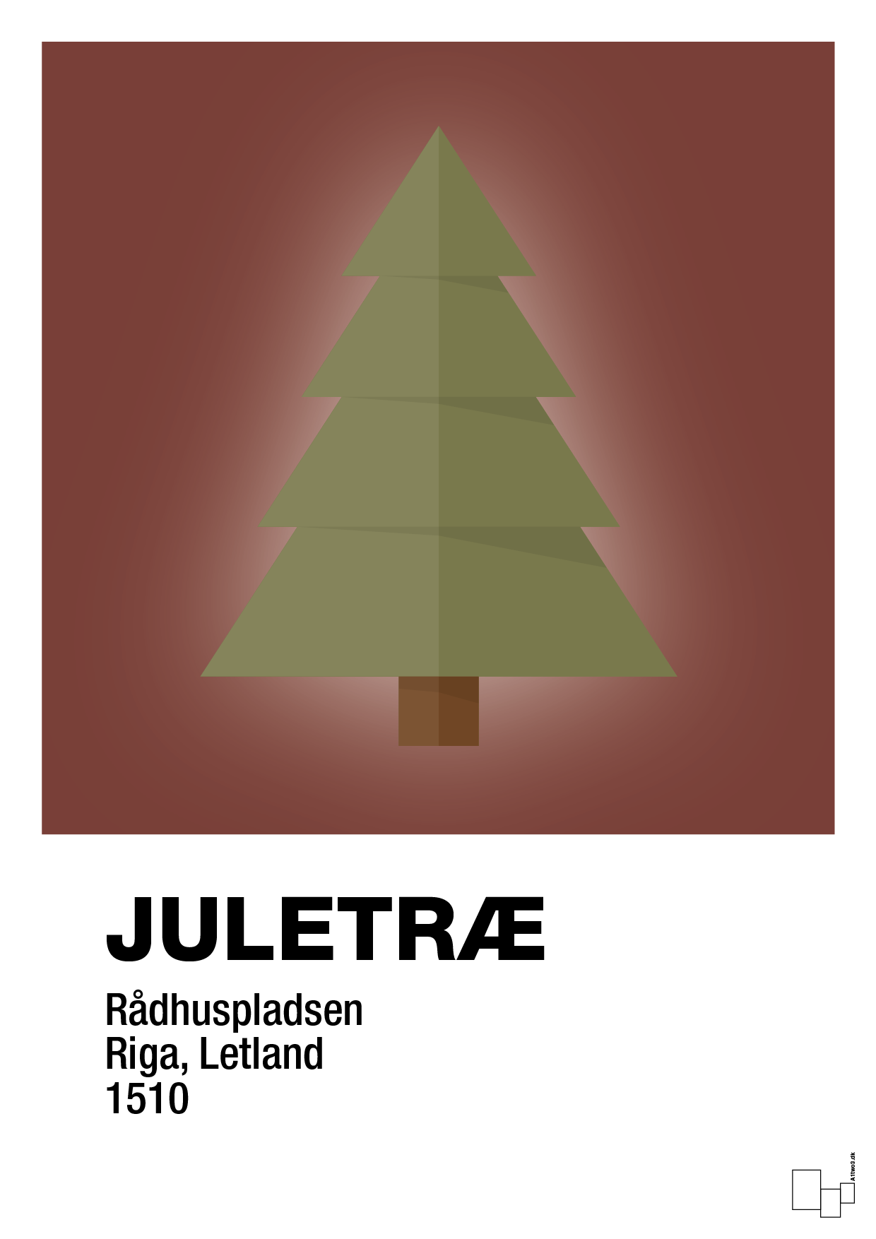 julepynt juletræ - Plakat med Begivenheder i Red Pepper