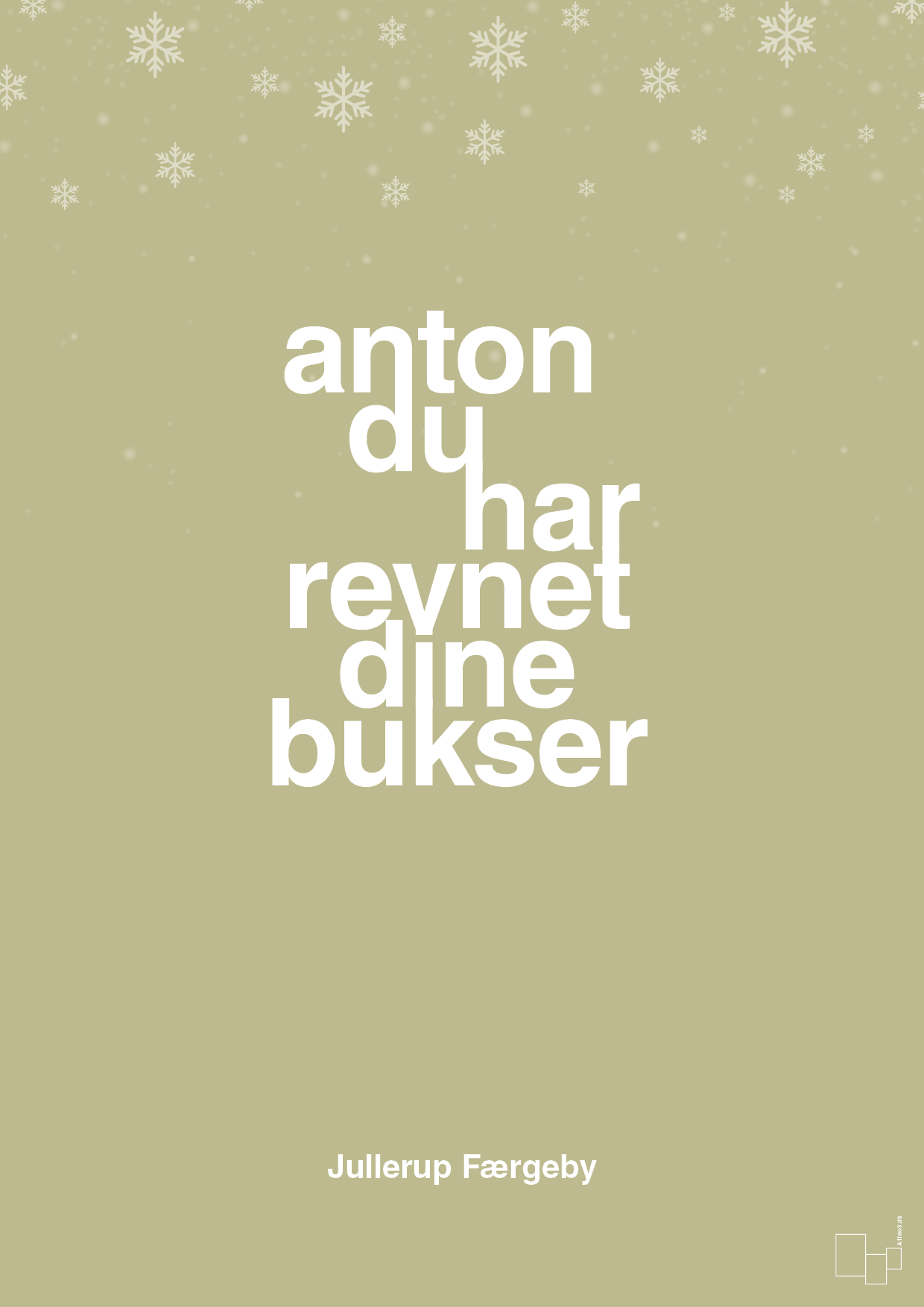 anton du har revnet dine bukser - Plakat med Begivenheder i Back to Nature