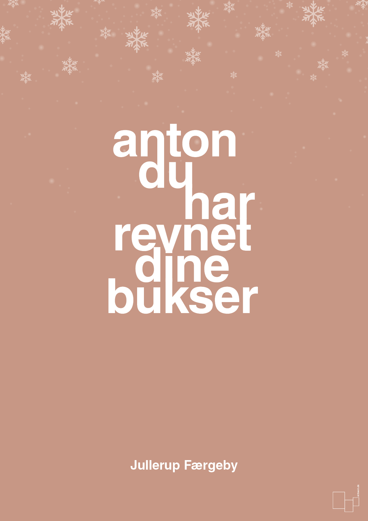 anton du har revnet dine bukser - Plakat med Begivenheder i Powder