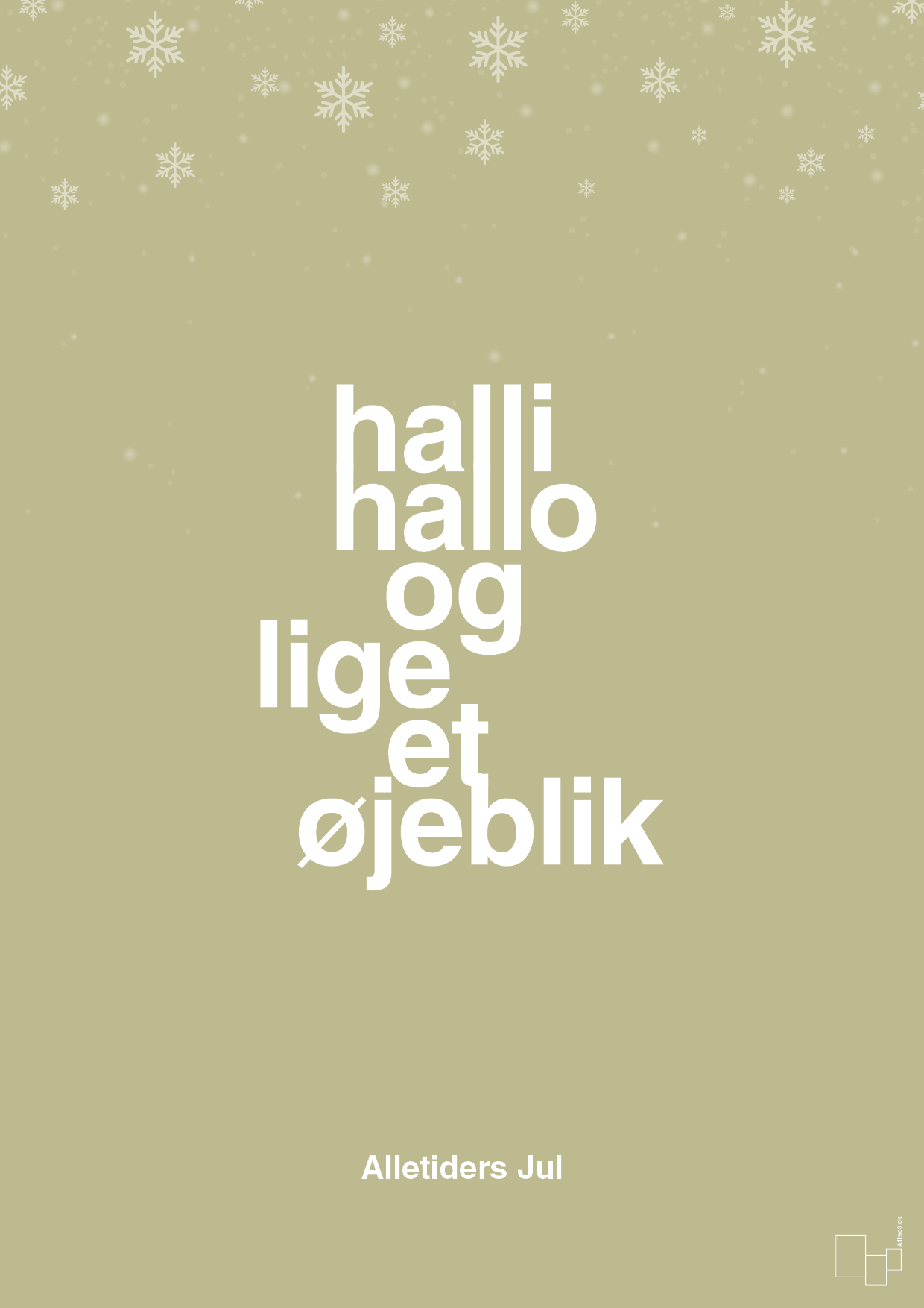 halli hallo og lige et øjeblik - Plakat med Begivenheder i Back to Nature