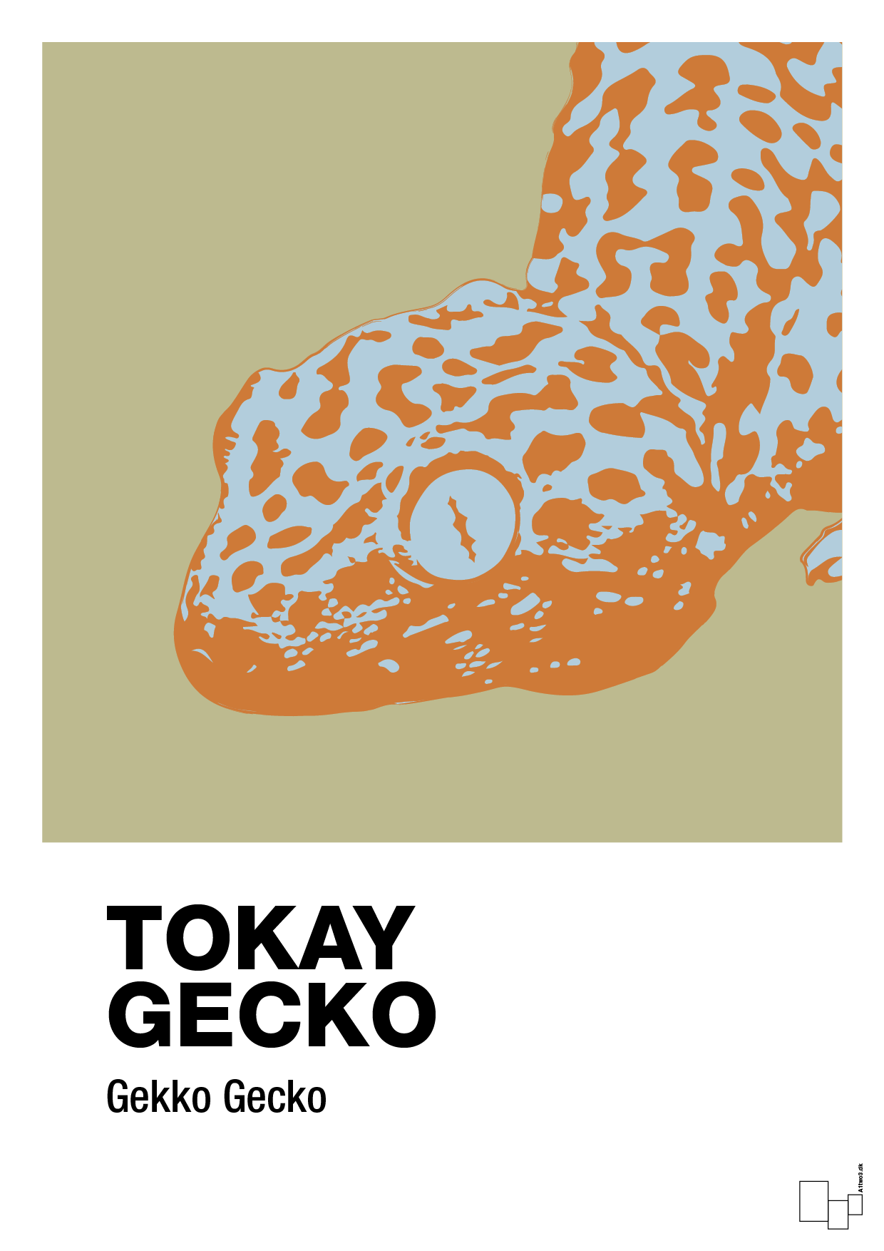tokay gecko - Plakat med Videnskab i Back to Nature