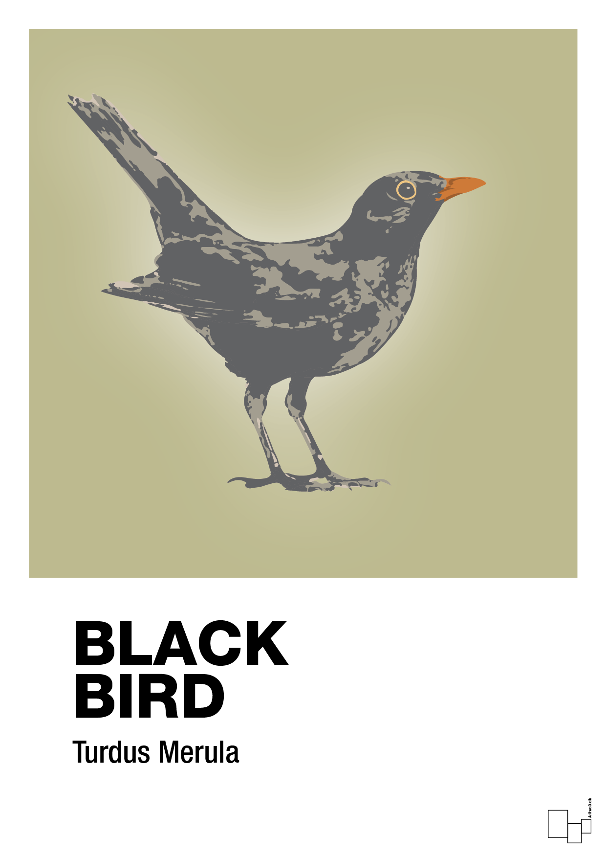 black bird - Plakat med Videnskab i Back to Nature