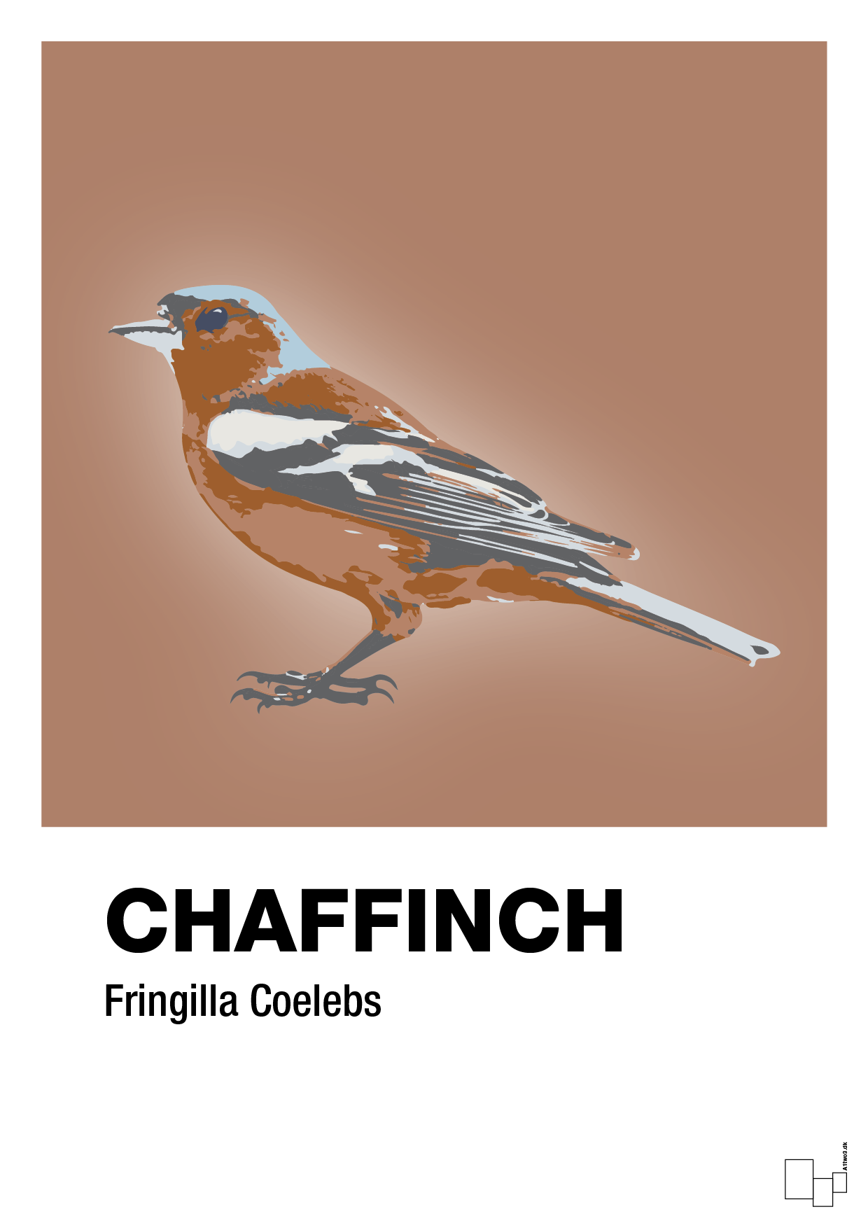 chaffinch - Plakat med Videnskab i Cider Spice