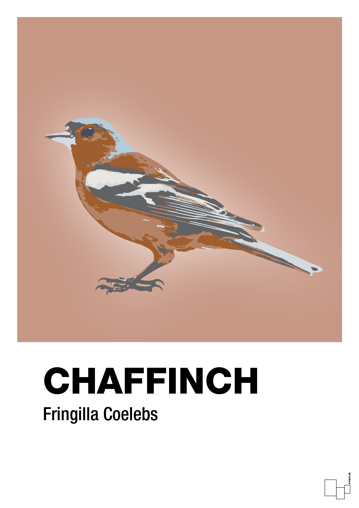 chaffinch - Plakat med Videnskab i Powder