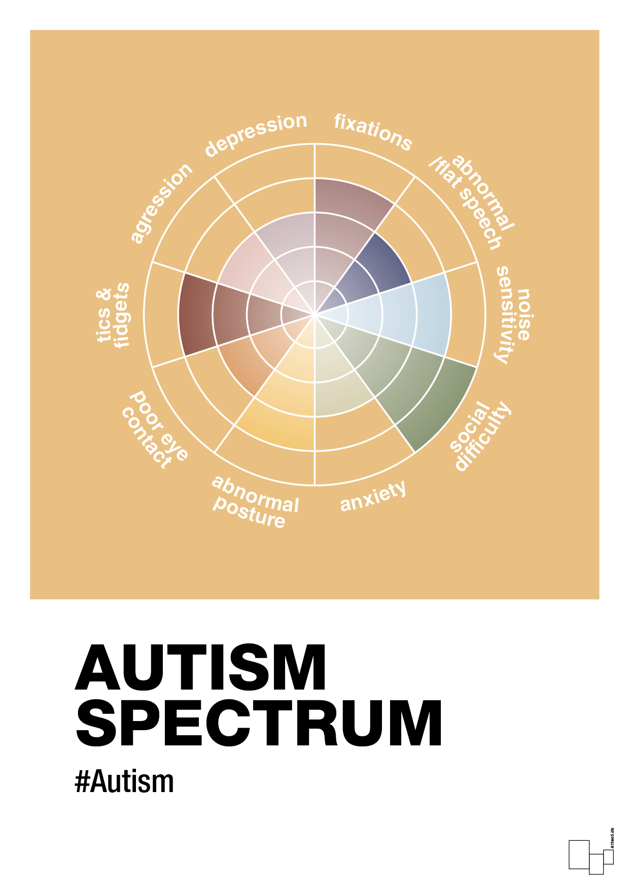 autism spectrum - Plakat med Samfund i Charismatic
