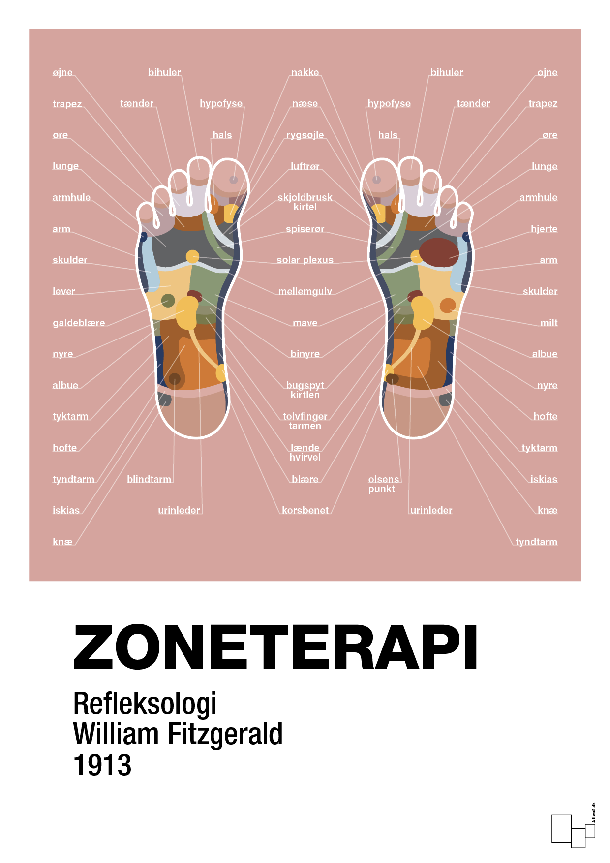 zoneterapi - Plakat med Videnskab i Bubble Shell