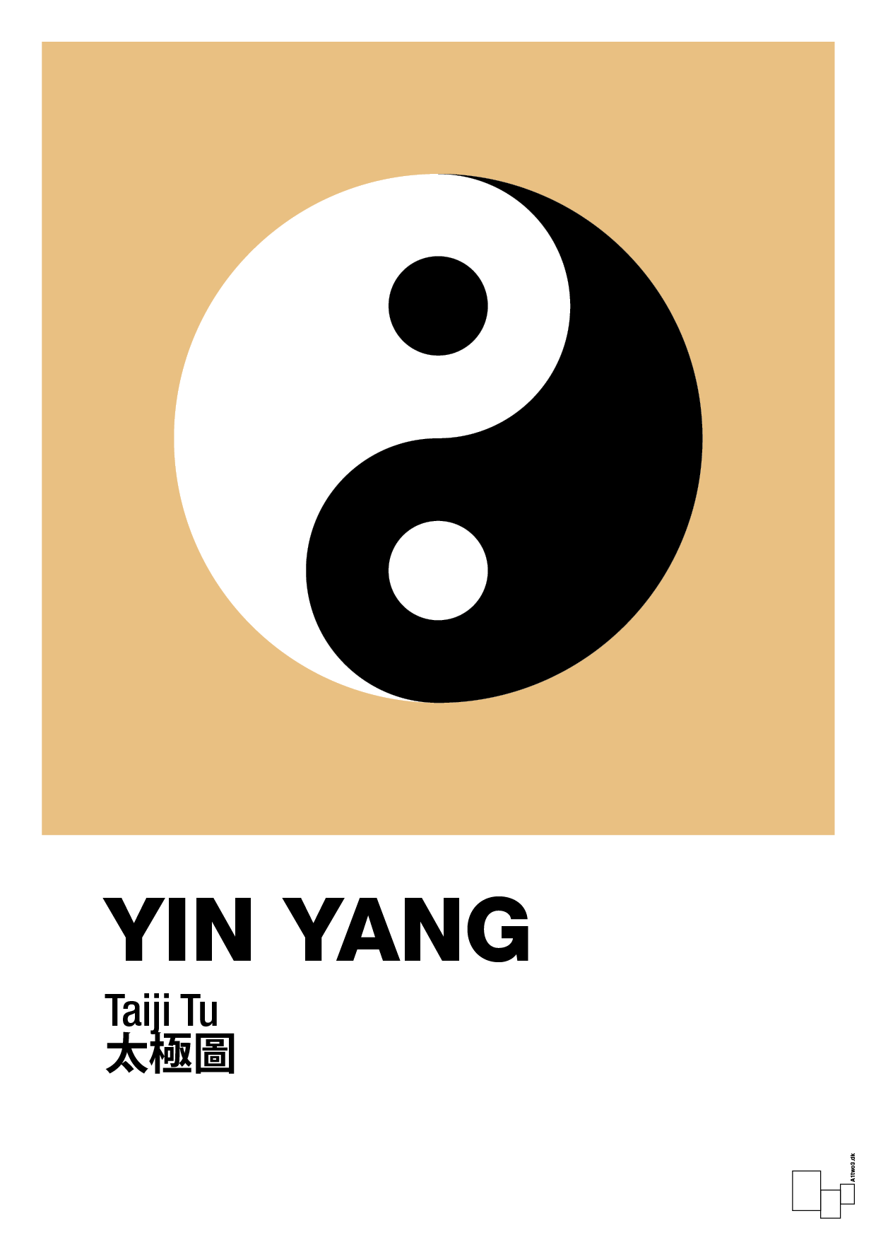 yin yang - Plakat med Videnskab i Charismatic