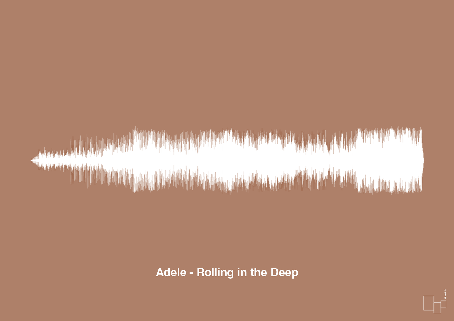 adele - rolling in the deep - Plakat med Musik i Cider Spice