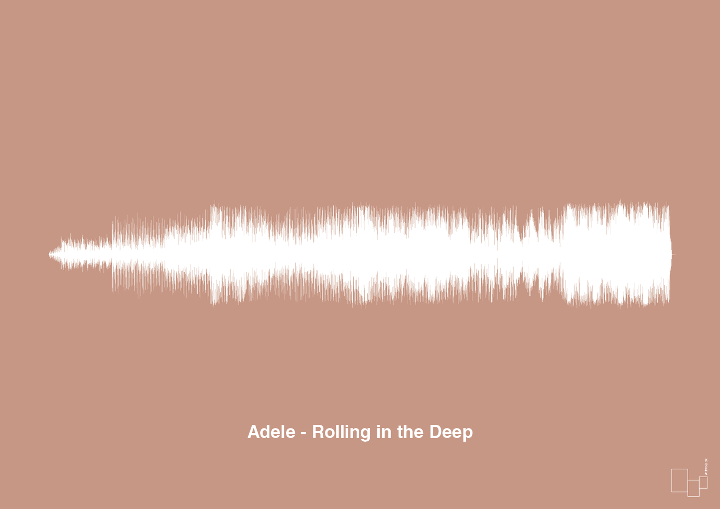 adele - rolling in the deep - Plakat med Musik i Powder