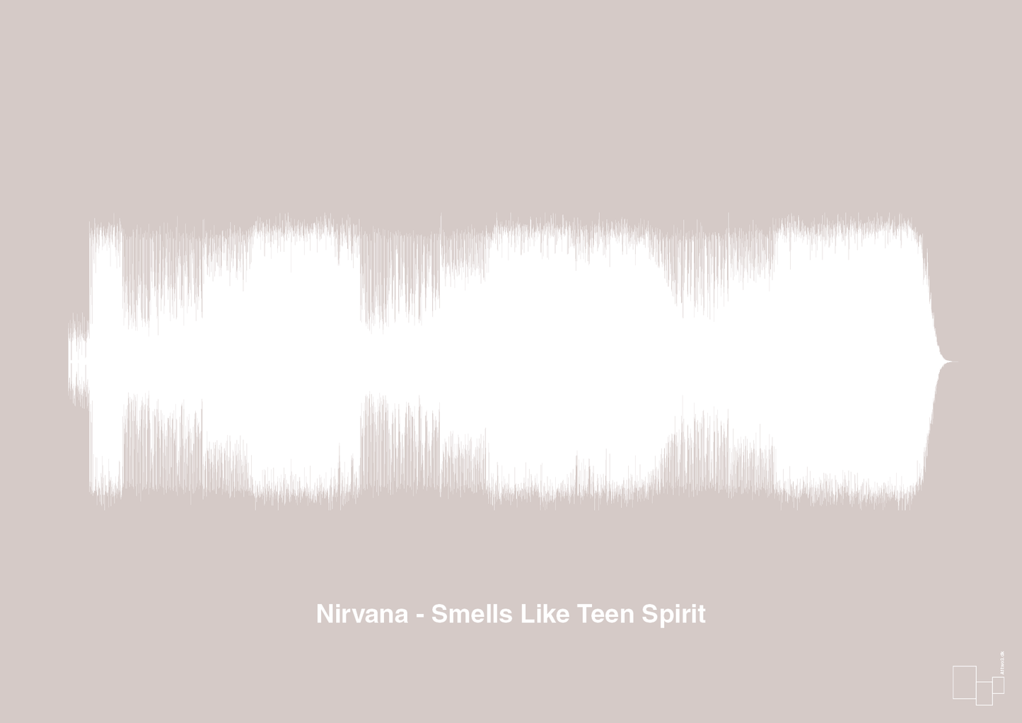 nirvana - smells like teen spirit - Plakat med Musik i Broken Beige