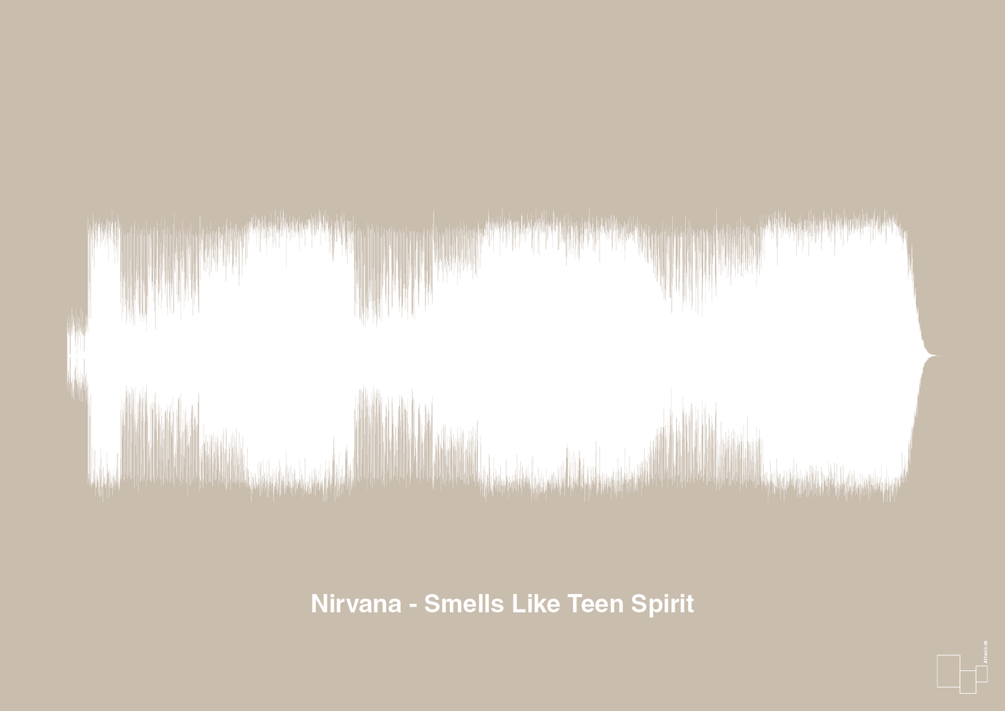 nirvana - smells like teen spirit - Plakat med Musik i Creamy Mushroom